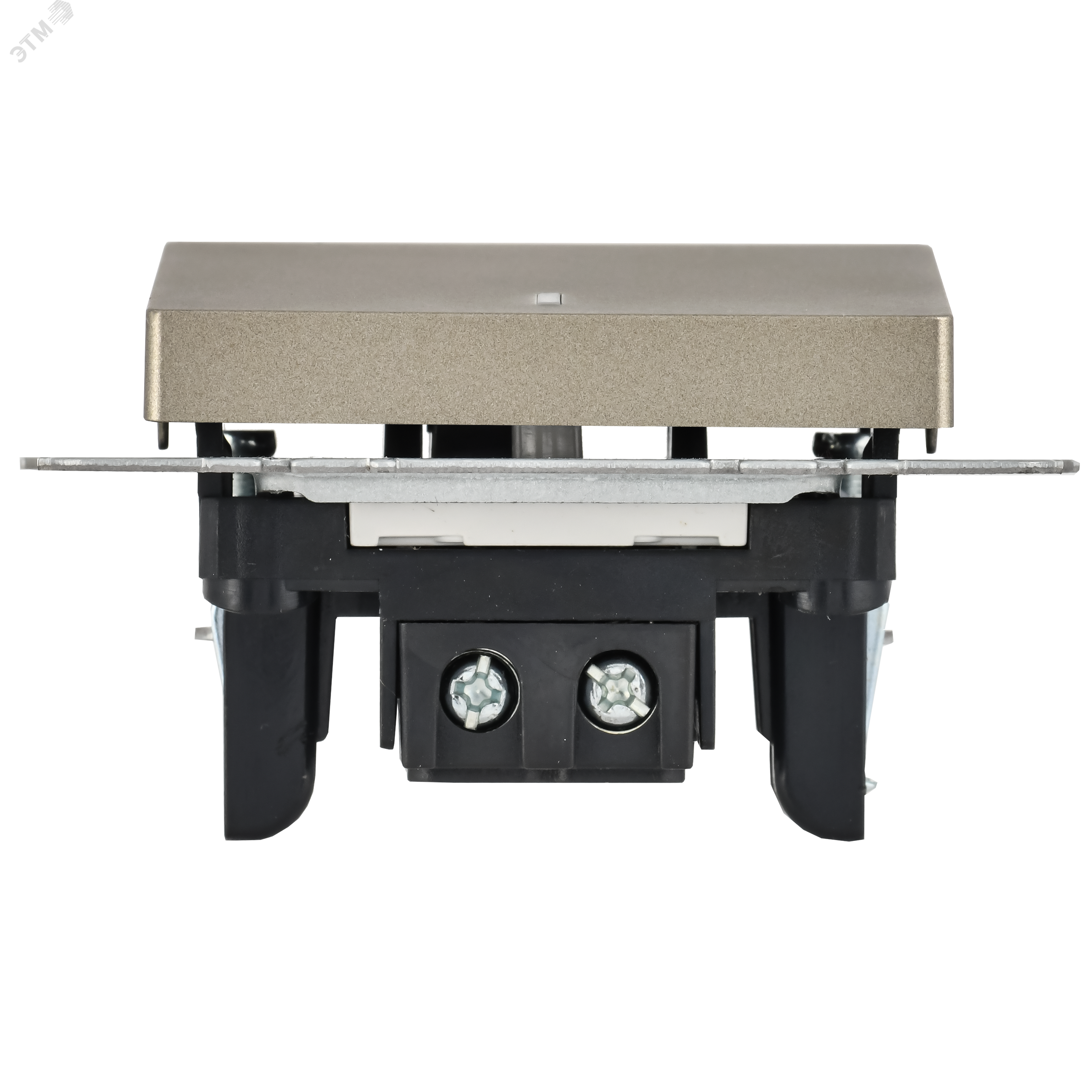 Выключатель 1-кл. СП BRITE ВС10-1-1-БрШ 10А с инд. шампань BR-V10-1-10-K37