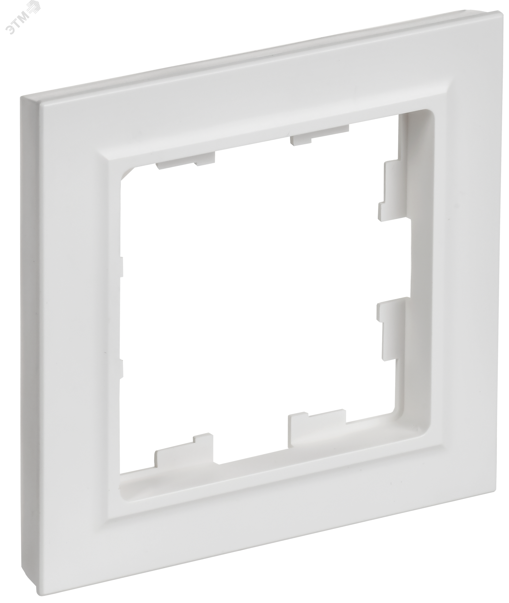BRITE Рамка 1-местная РУ-1-БрАБ арктический белый IEK BR-M12-K91
