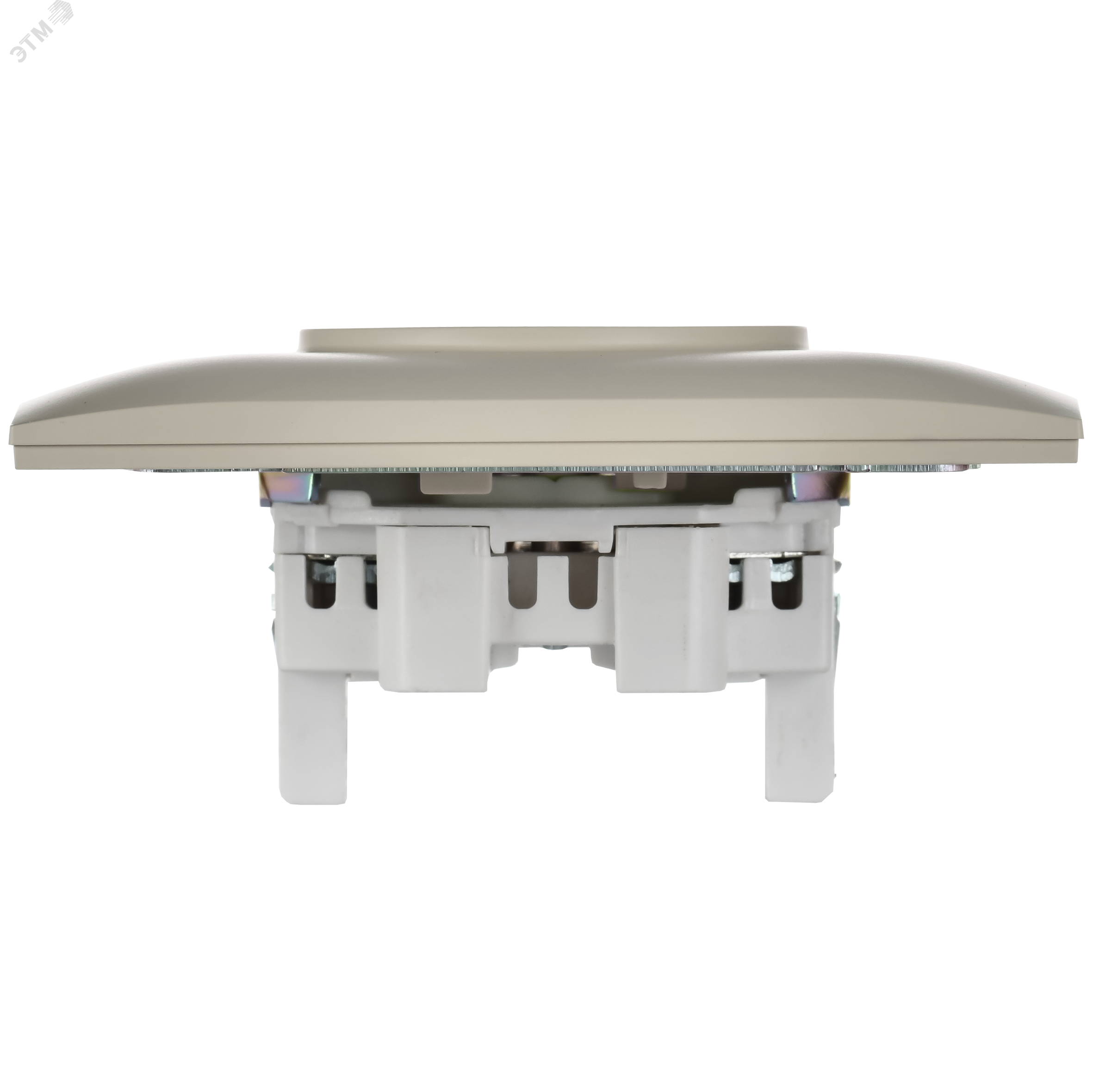 SKANDY Розетка 2-местная без заземления с защитными шторками 10А в сборе SK-R09B бежевый IEK SK-R23-10-K10-F