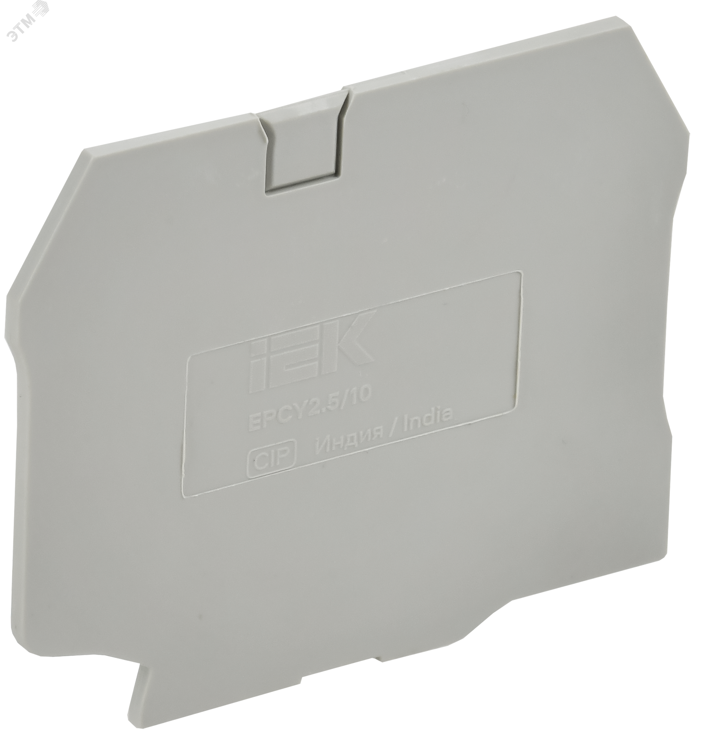 Фото товара ARMAFIX Заглушка EPCY2.5/10 для колодок клеммных CY2.5-CY10 серая IEK AF-CT30-00-K03-002-ZGL