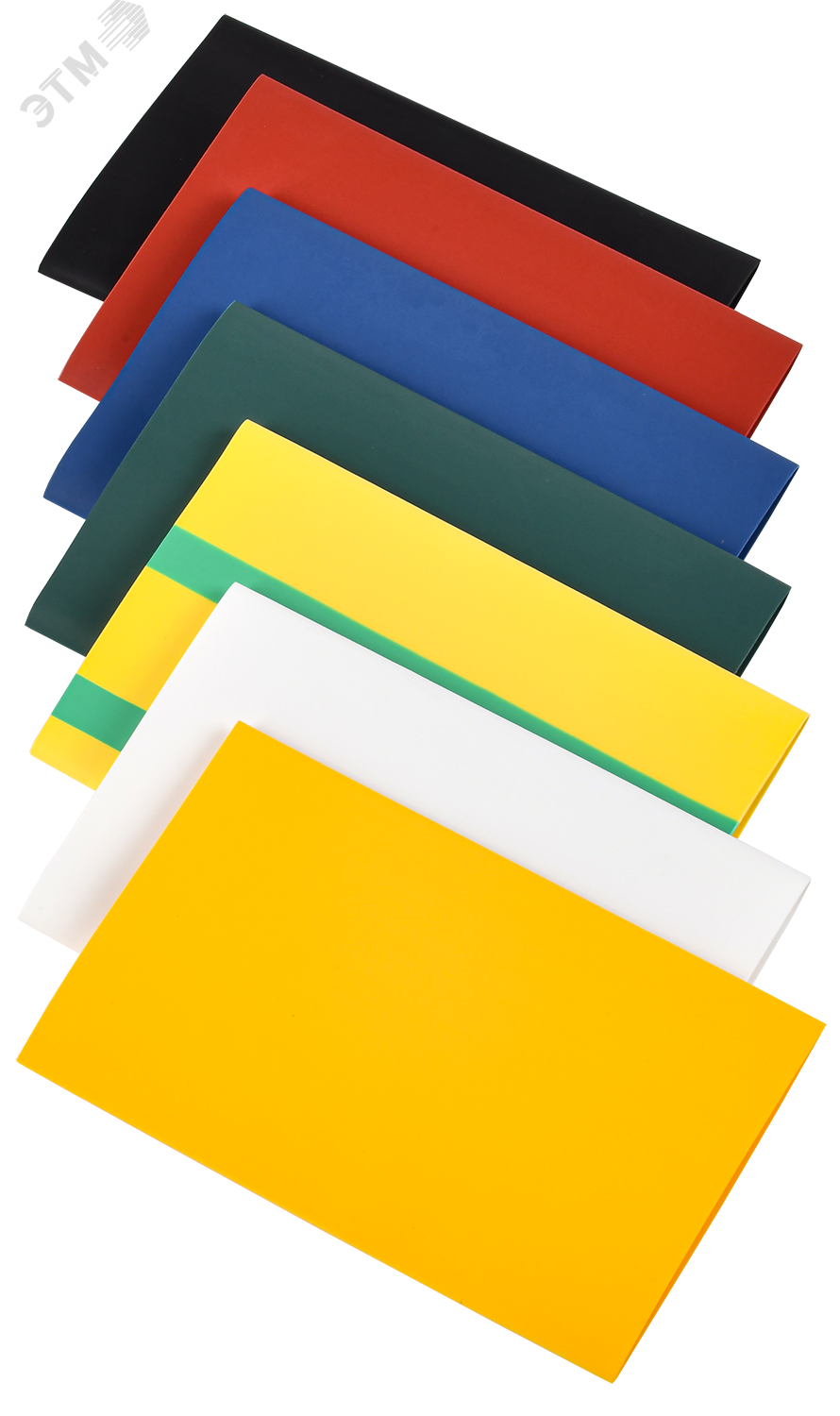 Набор трубок термоусадочных нг-LS 40/20 100мм 7 цветов по 3шт UDR10-040-020-021-S