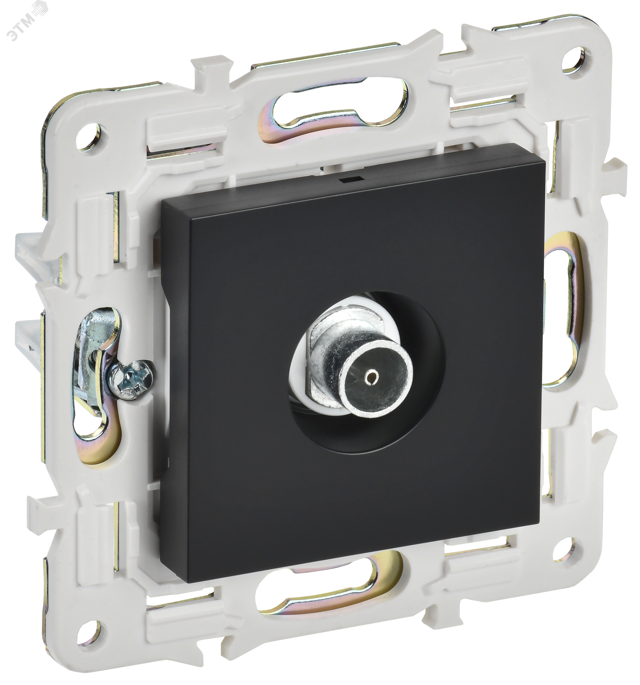 SKANDY Розетка TV оконечная SK-A12Bl черный IEK SK-A10-O-K02