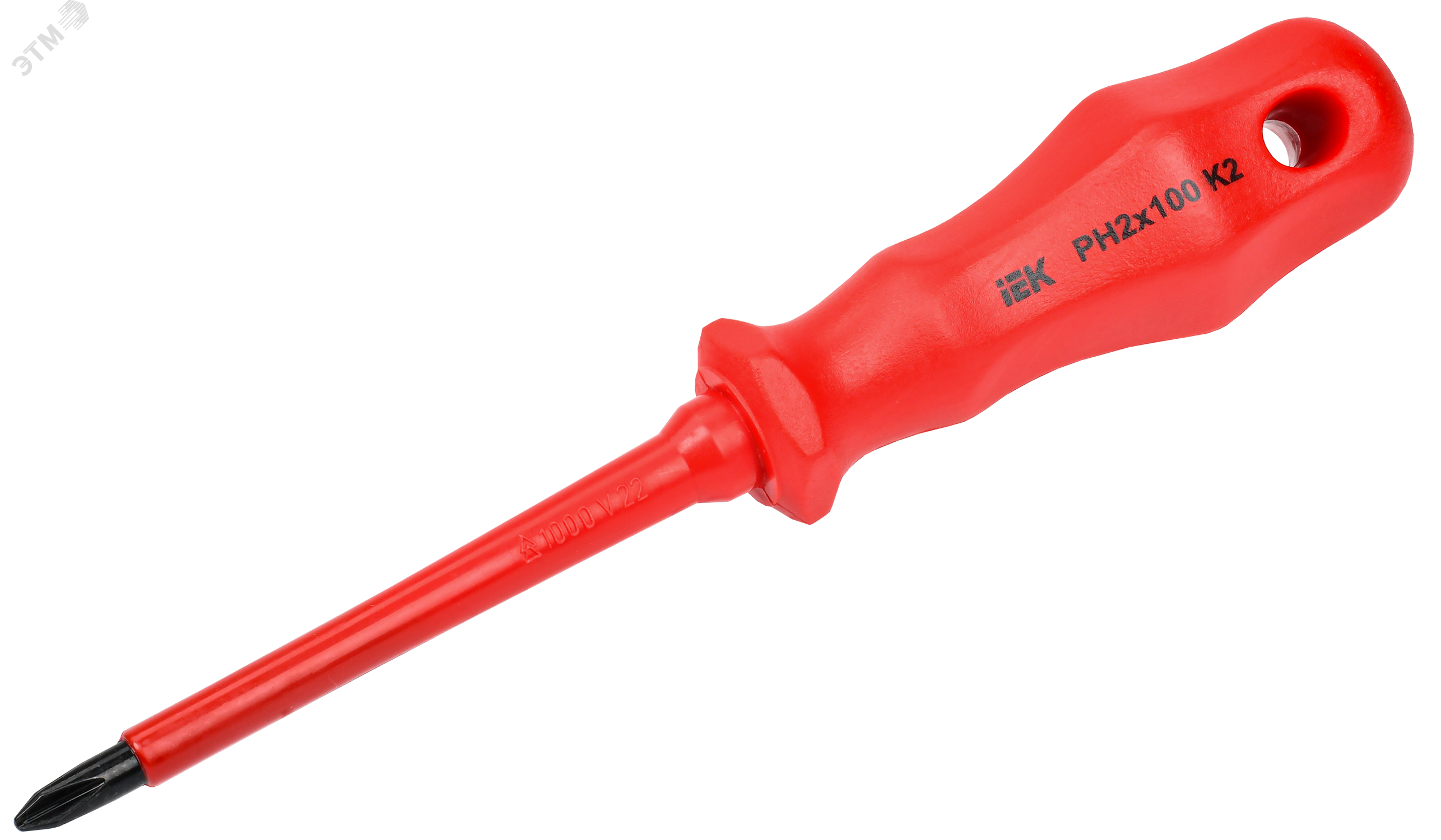 Отвертка диэлектрическая крестовая Ph2х100мм K2 1000В ARMA2L 3 A2L3-SC30-K2-PH-20-100