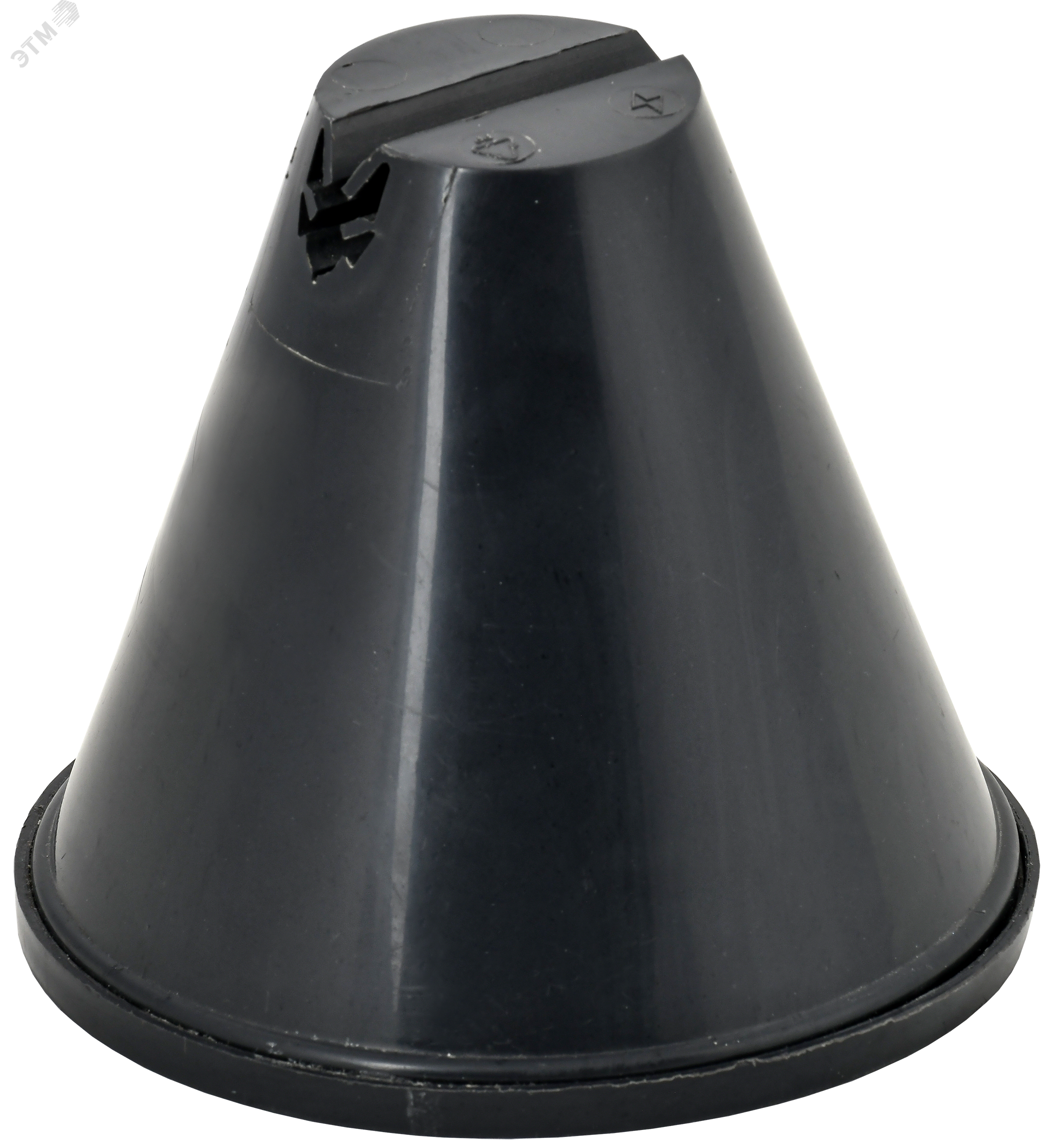 Держатель проводника круглого 8-10мм для плоской кровли h=100мм пластик с бет. IEK ZDP80-70-6-18-100