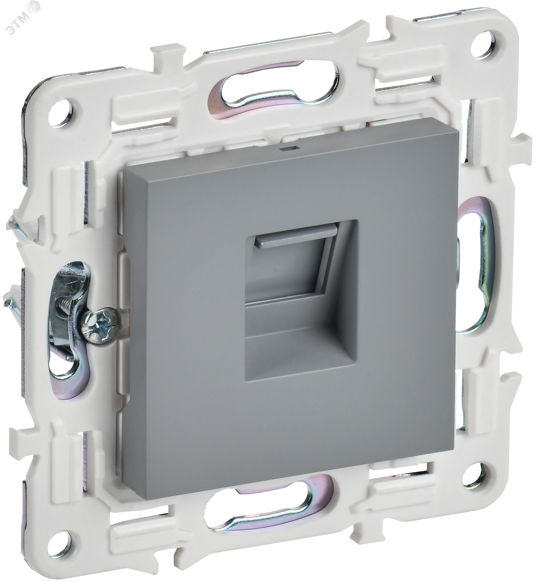 SKANDY Розетка компьютерная RJ45 кат.5E SK-K01Gr серый IEK SK-K10-1-K03