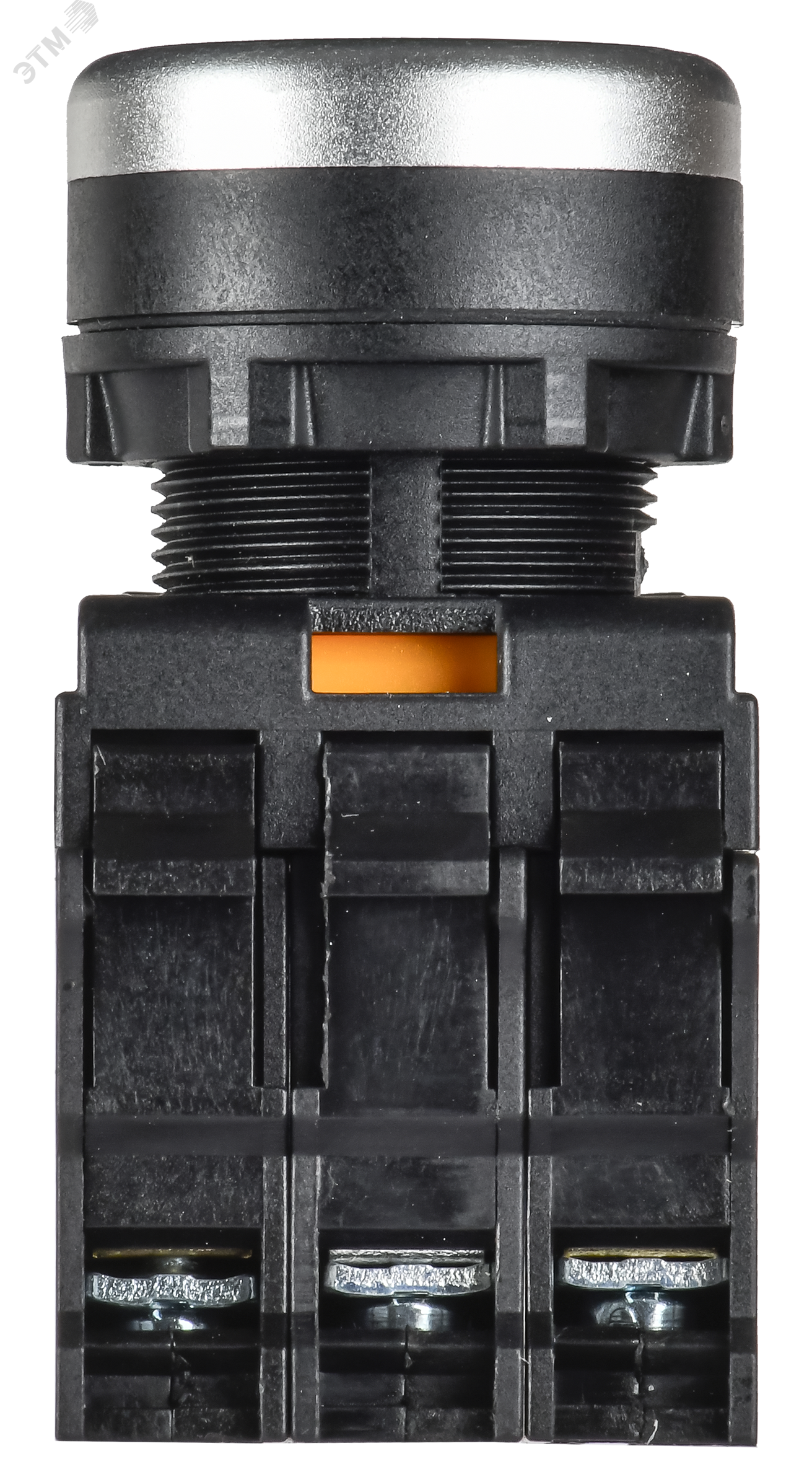 Кнопка с подсветкой d=22мм 1NO+1NC белая MASTER MI-BT60-11D-3-12-K01