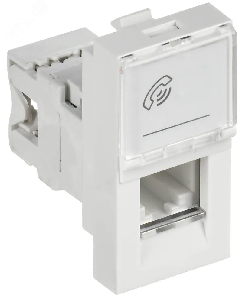 Розетка телефонная 1мод. Праймер RJ11 кат.3 механизм CKK-40D-RT1-K01