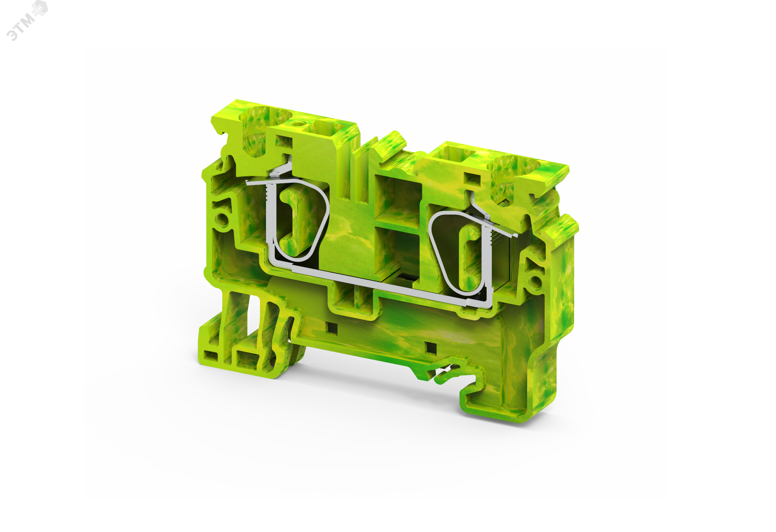 Фото товара ARMAFIX Клемма пружинная CX6 PE 6мм2 проходная заземляющая IEK AF-CT41-00-K52-006