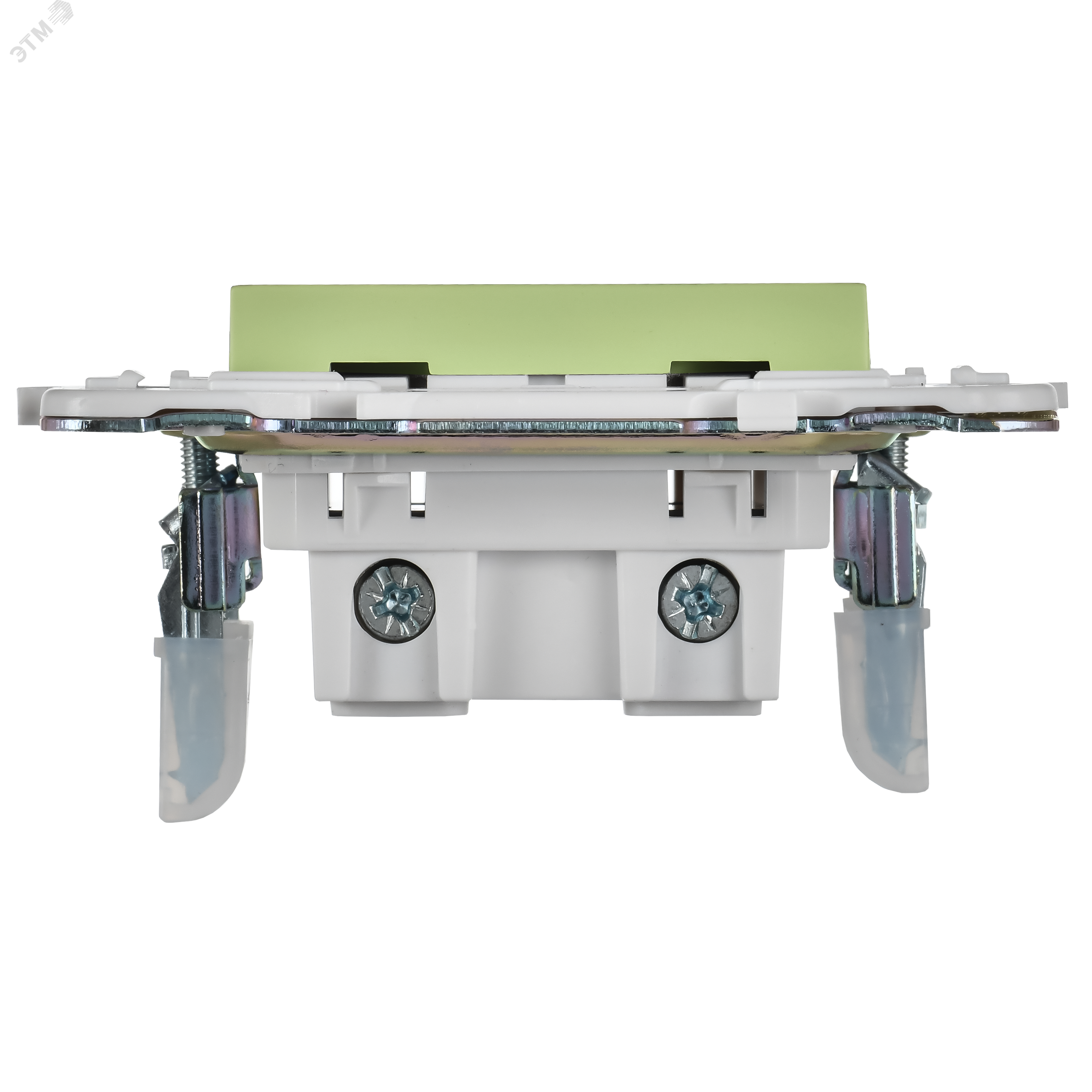 SKANDY Розетка без заземления без защитных шторок 10А SK-R02G мятный IEK SK-R10-10-K06