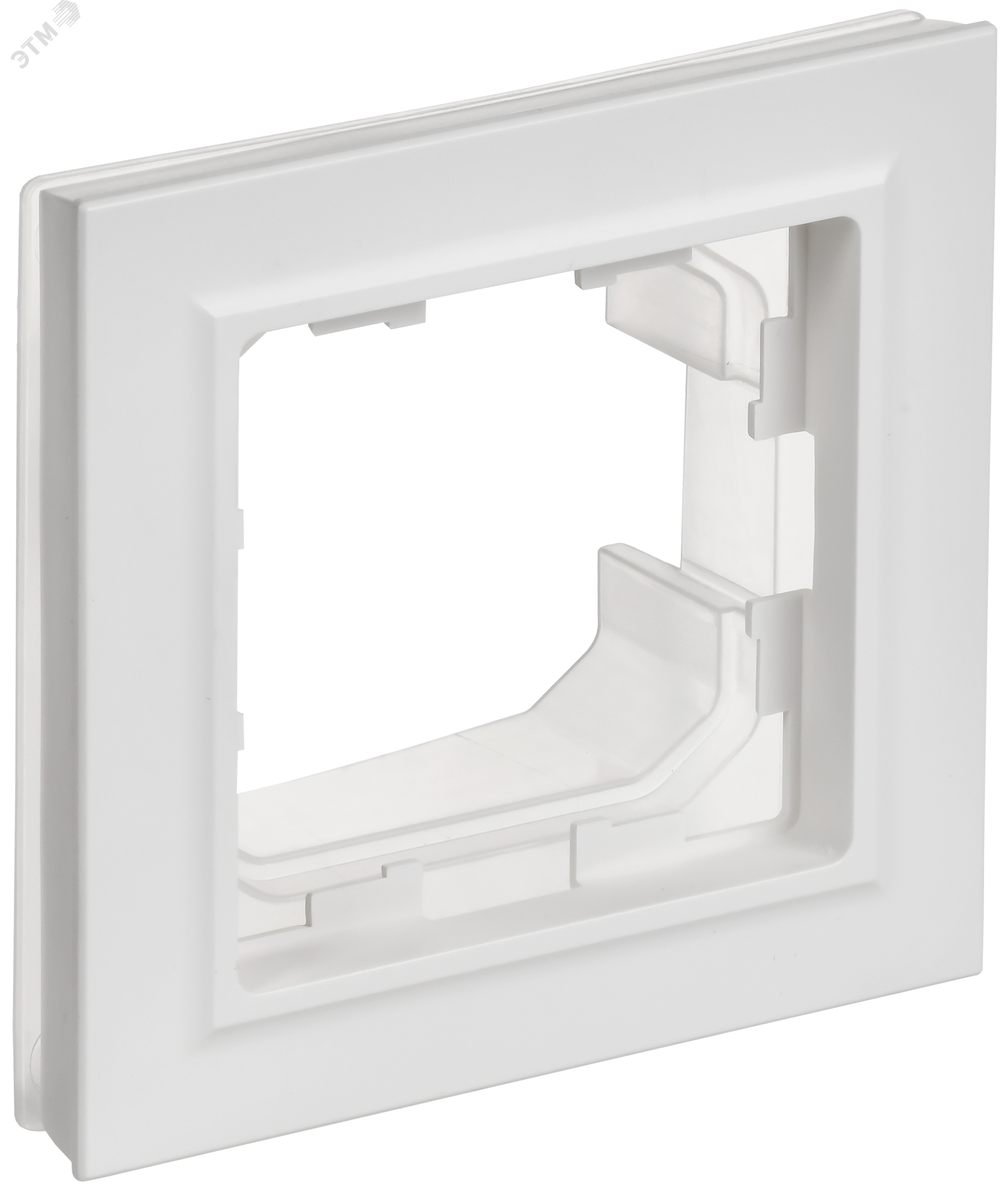BRITE Рамка 1-местная IP44 РУ-1-БрАБ-44 арктический белый IEK BR-M12-44-K91