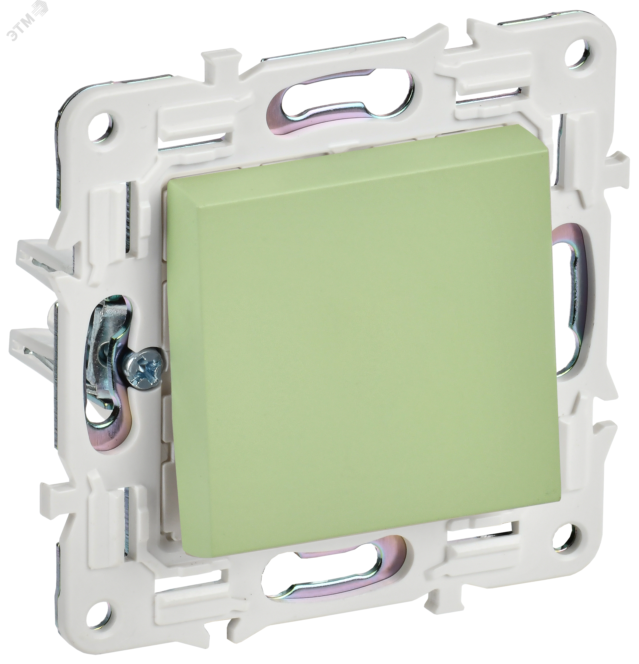 SKANDY Выключатель 1-клавишный 10А SK-V01G мятный IEK SK-V10-0-10-K06