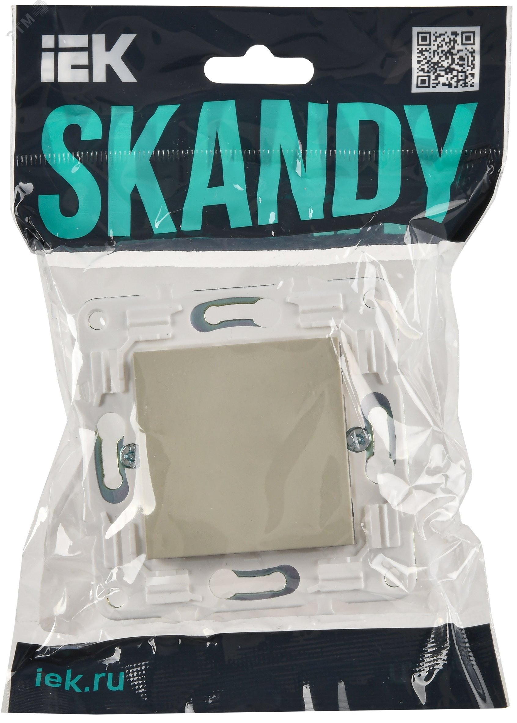 SKANDY Заглушка с суппортом SK-C01B бежевый IEK SK-PL10-K10