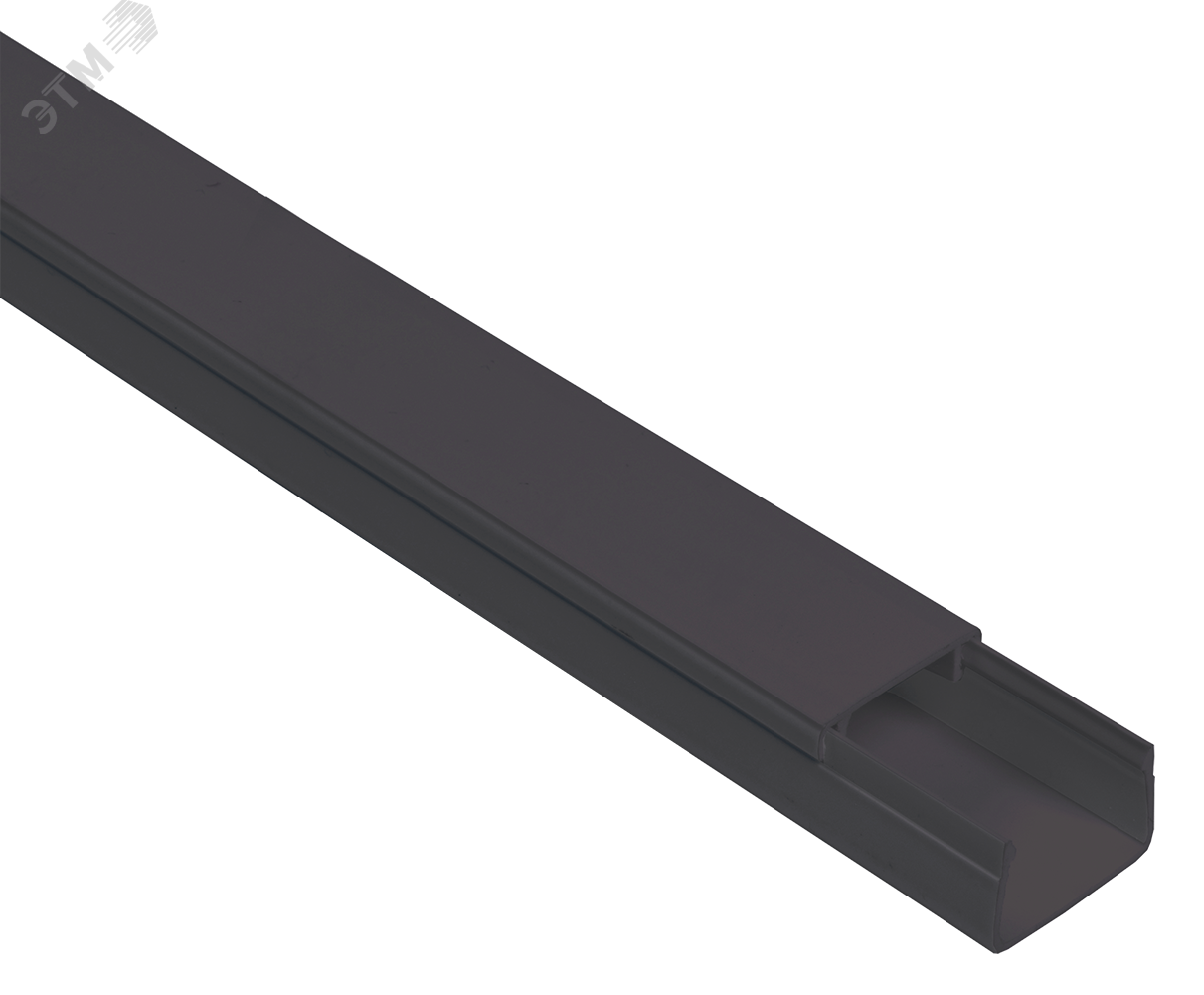Кабель-канал 20х10 "ЭЛЕКОР" черный (96м) EL-KK10-020-010-1-K02