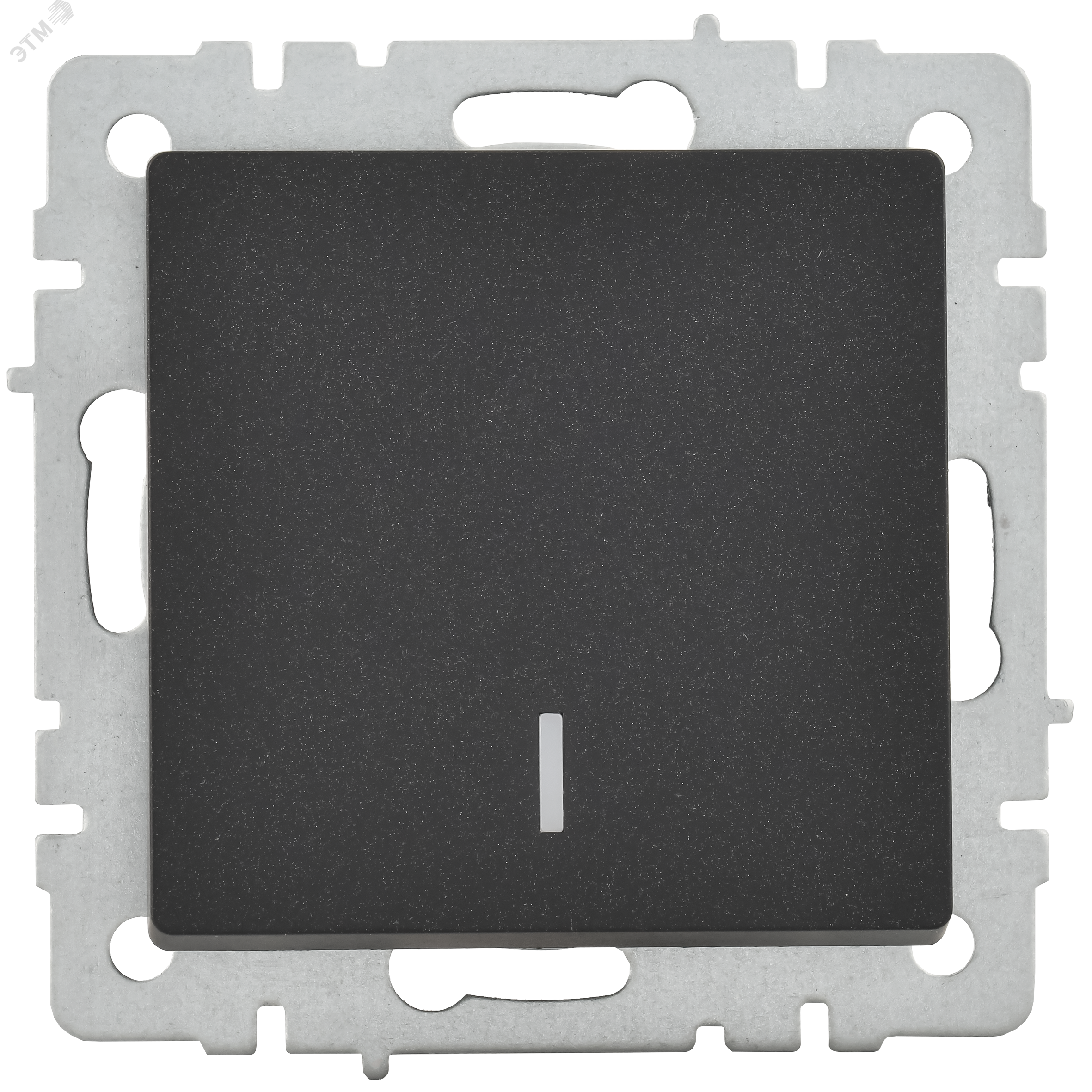 Выключатель 1-кл. СП BRITE ВС10-1-1-БрЧ 10А с инд. черн. BR-V10-1-10-K02