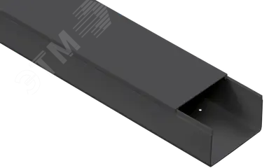 Кабель-канал 100х40 "ЭЛЕКОР" черный (8м) EL-KK10-100-040-1-K02