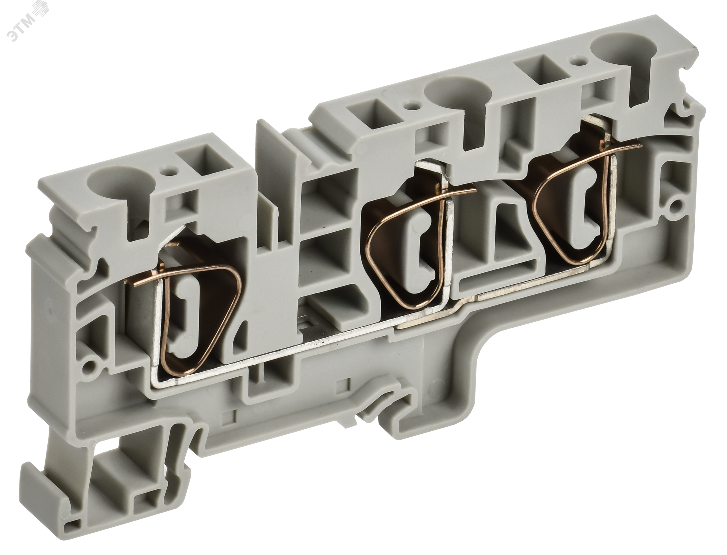 ARMAFIX Клемма пружинная CX10-3 10мм2 трехконтактная серая IEK AF-CT40-00-3-K03-010