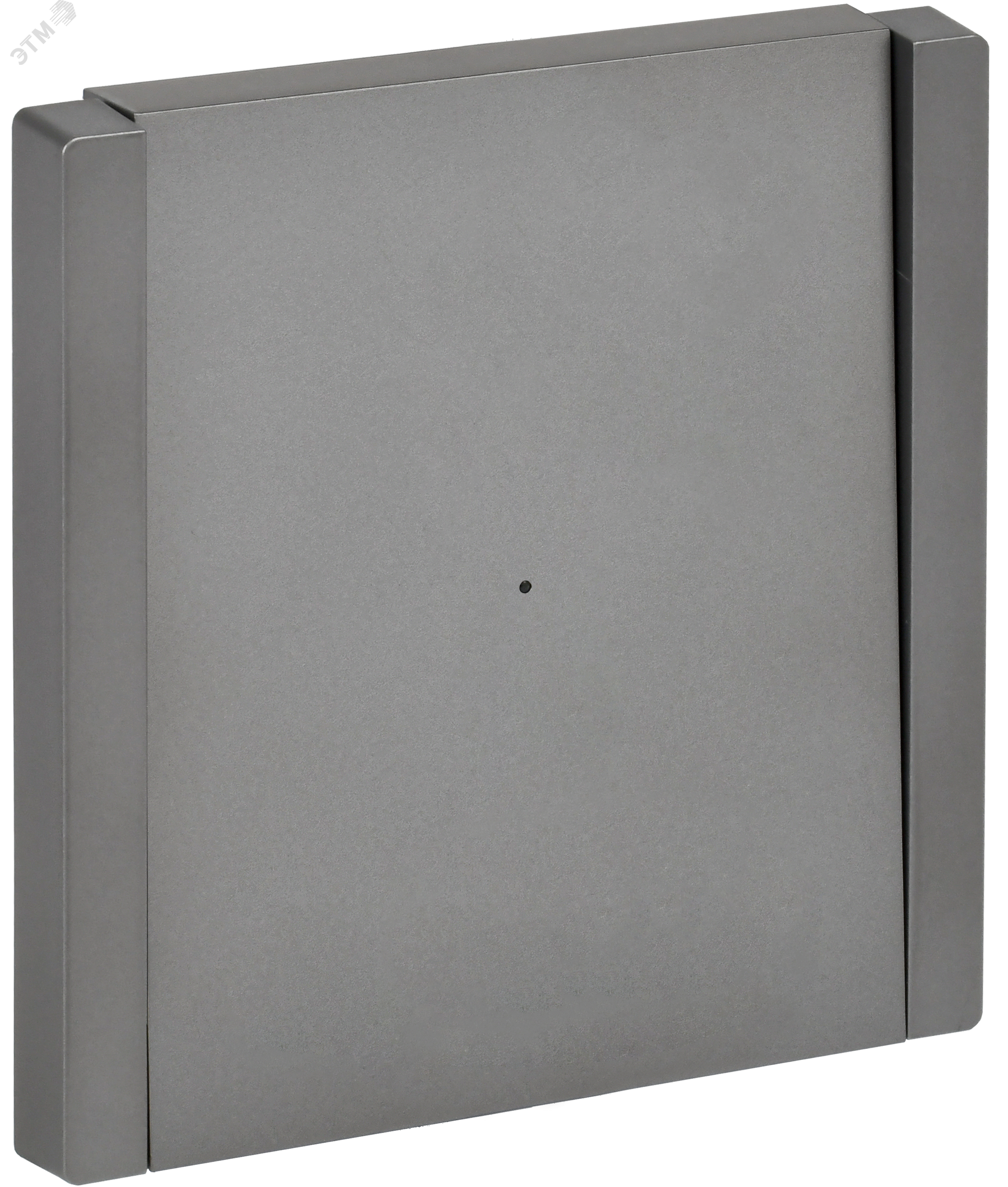 FORTE&PIANO Выключатель 1-клавишный проходной с индикацией 10А FP504 сталь IEK FP-V12-1-10-1-K46