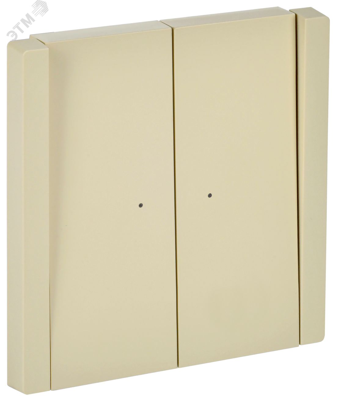 FORTE&PIANO Выключатель 2-клавишный проходной с индикацией 10А FP408 ваниль IEK FP-V22-1-10-1-K10