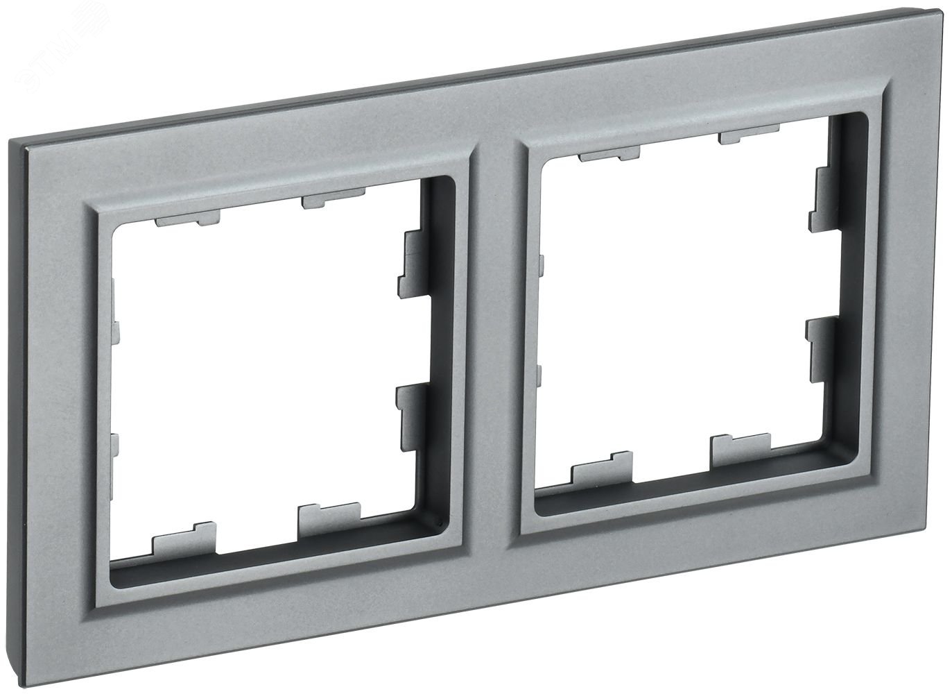 Рамка 2-м BRITE РУ-2-БрС сталь BR-M22-K46