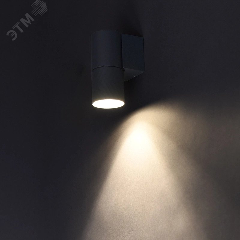 Фото товара LIGHTING Светильник уличный 5107 настенный под лампу GU10 IP65 серый IEK LT-UBU0-5107-GU10-1-K03