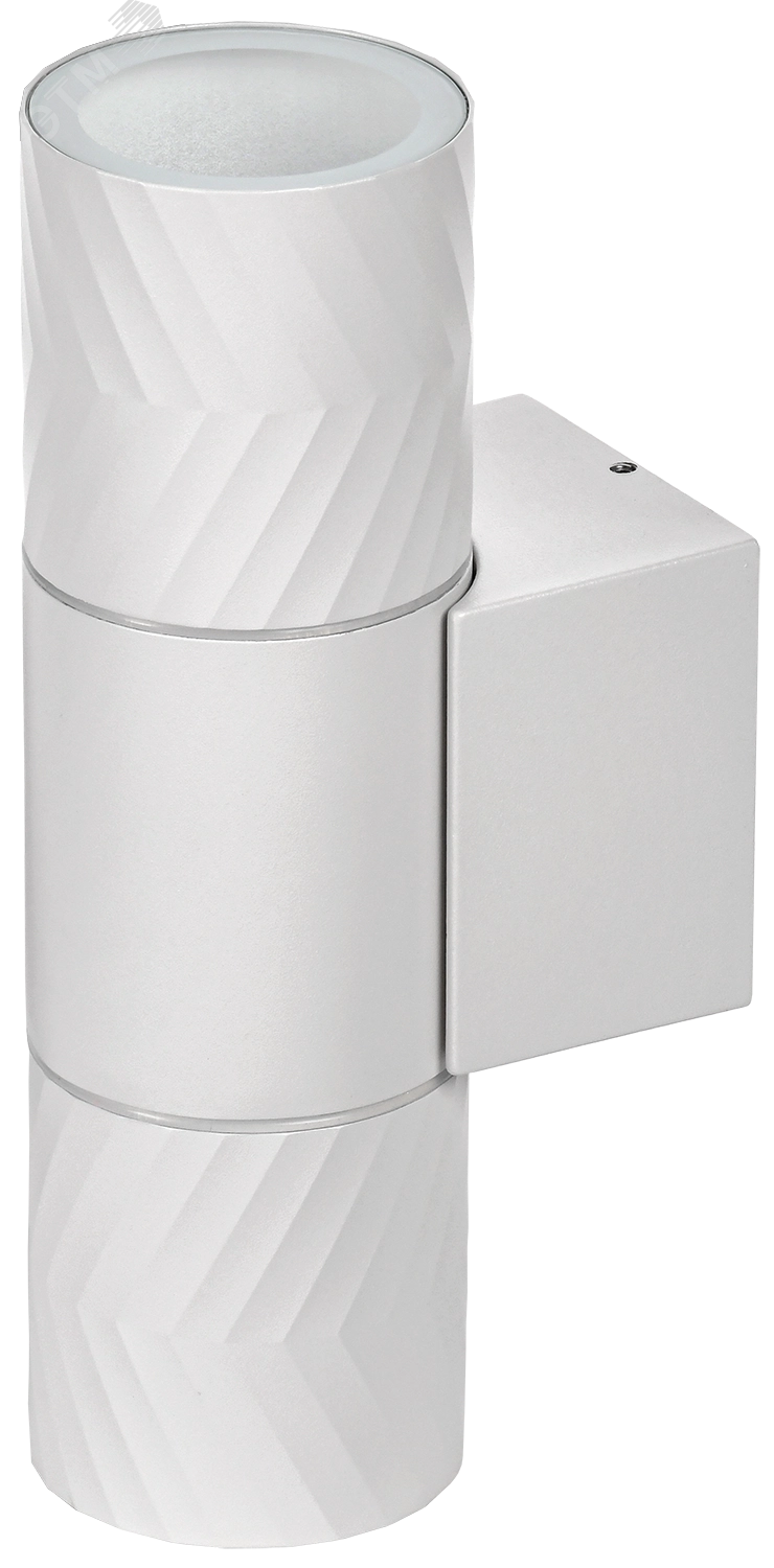 Фото товара LIGHTING Светильник уличный 5108 настенный под лампу 2хGU10 IP65 белый IEK LT-UBU0-5108-GU10-2-K01
