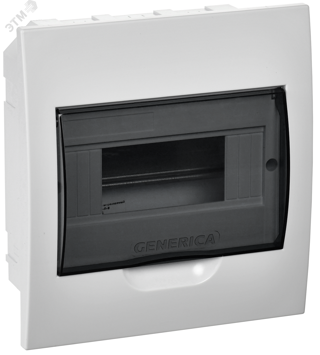 Бокс ЩРВ-П-8 мод. встраив. пластик IP41 GENERICA MKP12-V-08-41-G