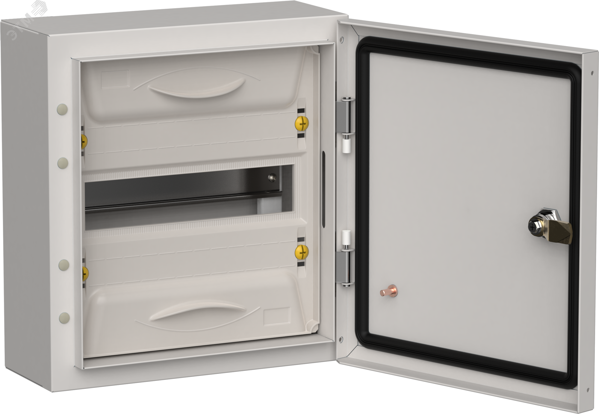 Фото товара TITAN 5 Корпус мет. ЩРн-12 (1х12) 335х310х140 IP54 сер TI5-50-N-012-54-7035
