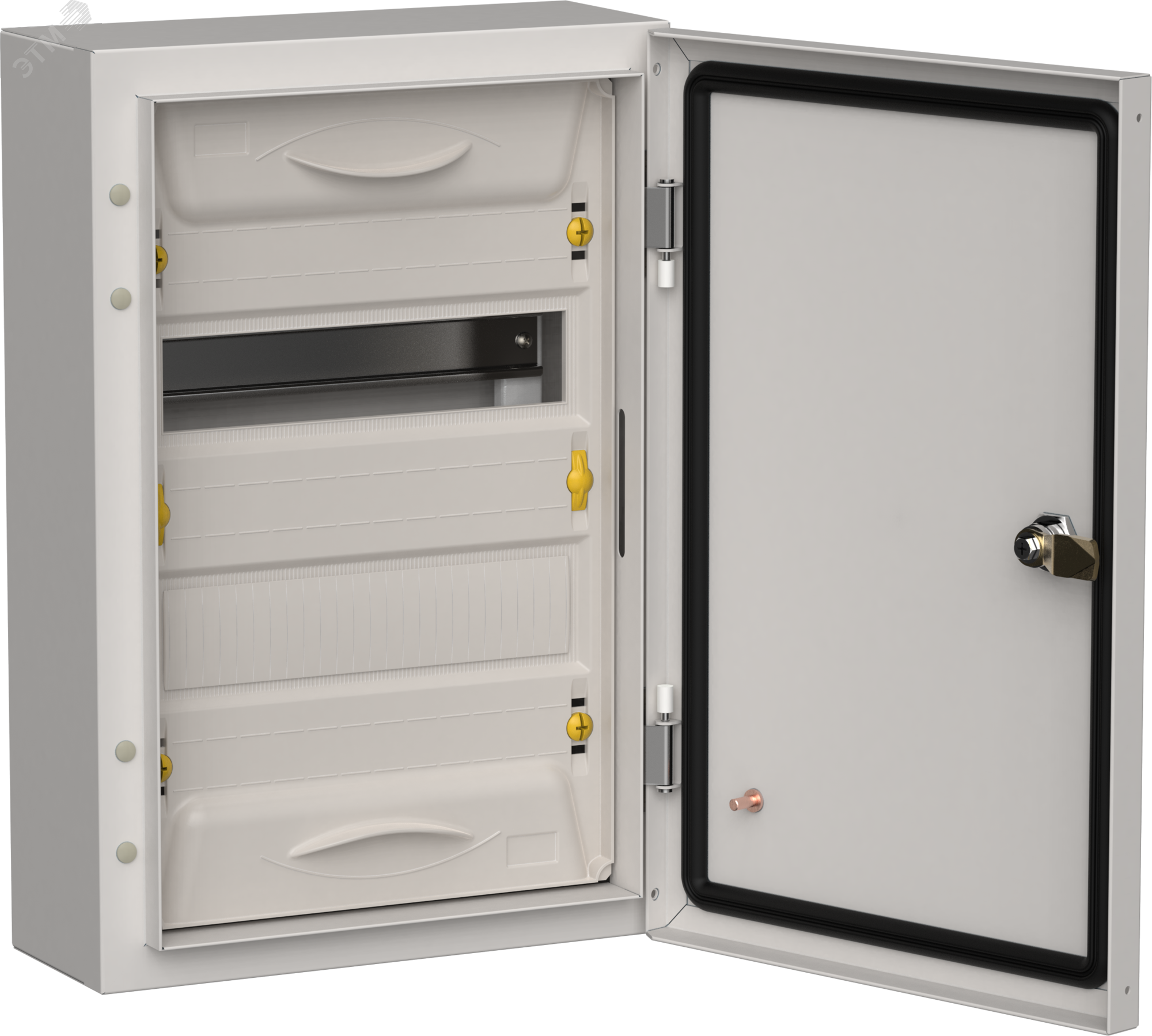Фото товара TITAN 5 Корпус мет. ЩРн-24 (1х24) 460х310х140 IP54 сер TI5-50-N-024-54-7035