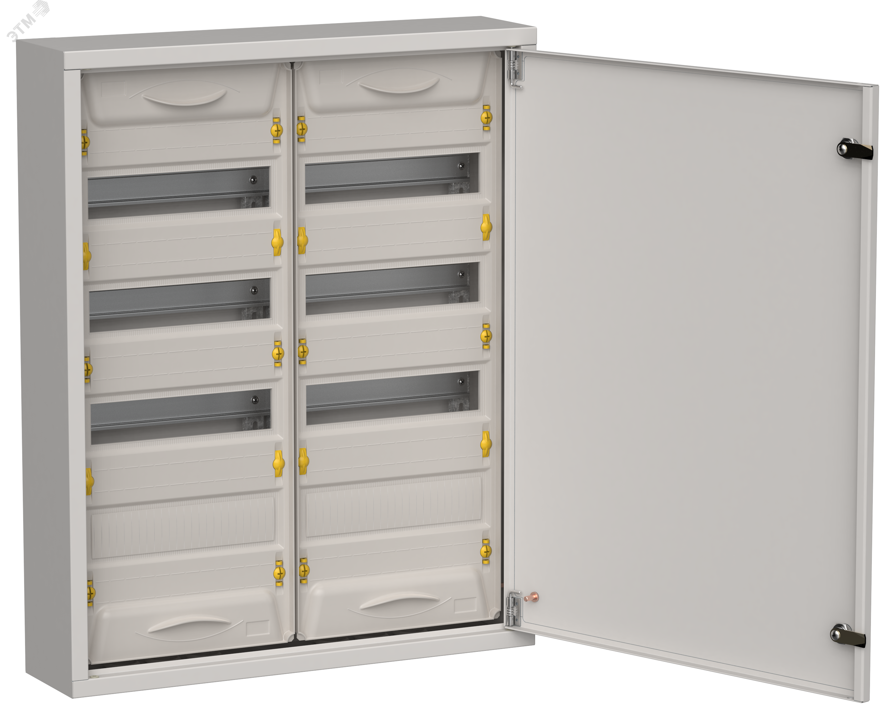 Корпус ЩРн-96 (2х48) TITAN 5 710х570х140 IP31 метал. сер. IEK TI5-50-N-2X048-31-7035