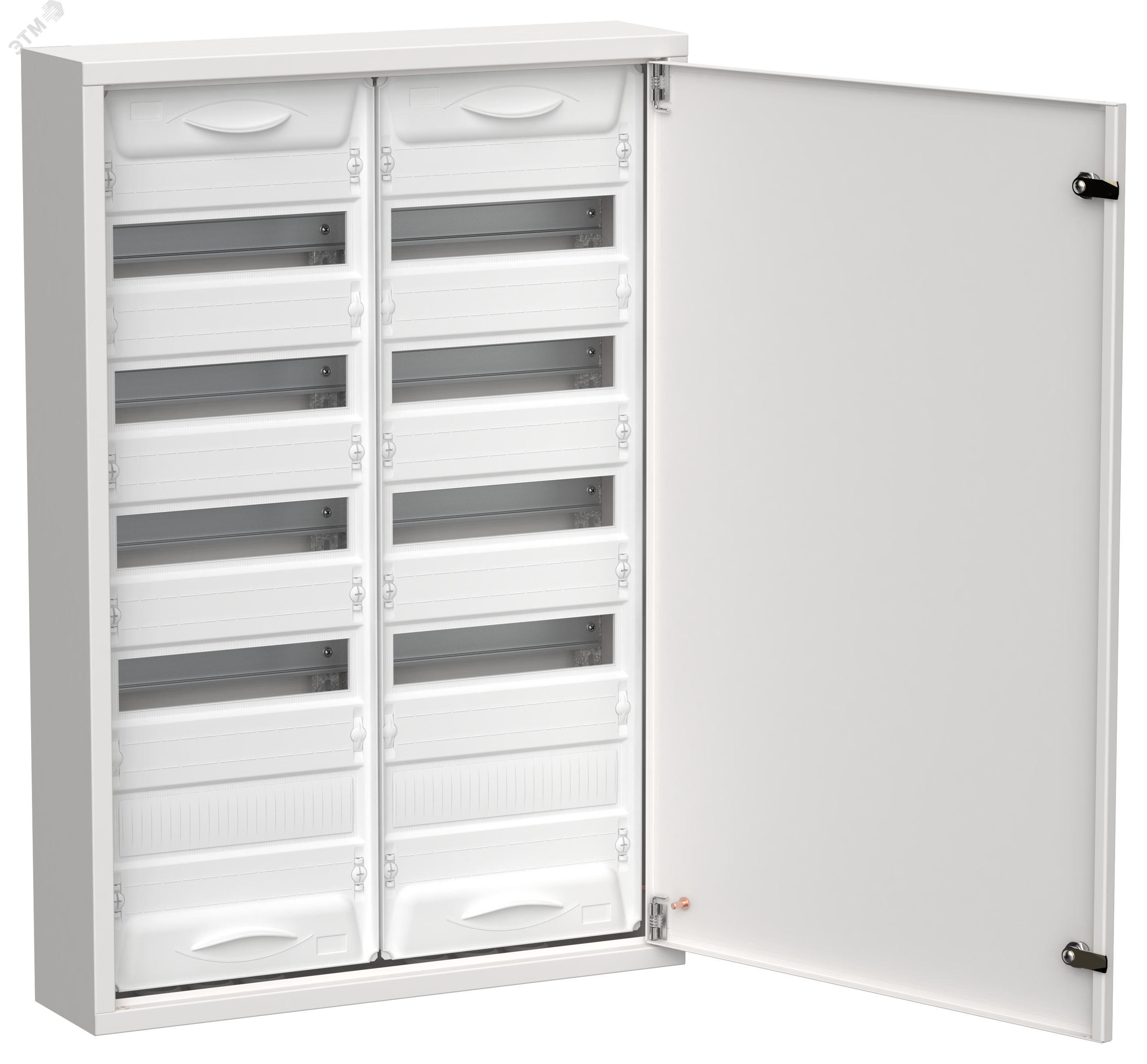 Фото товара TITAN 5 Корпус металлический ЩРн-120 (2х60) 835х570х140мм IP31 белый (одна дверь) IEK TI5-50-N-2X060-31