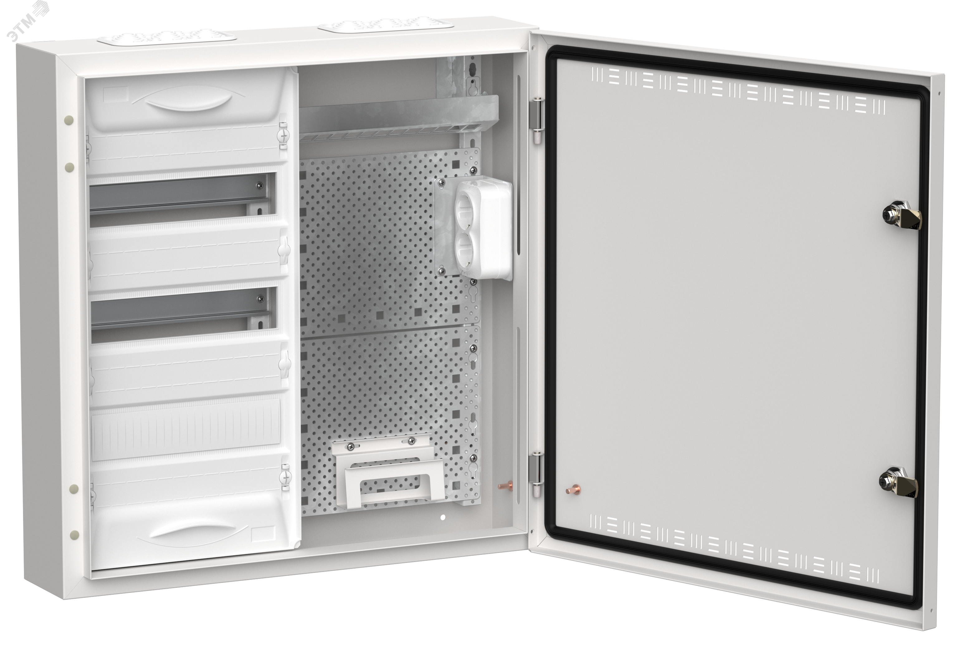 Фото товара TITAN 5 Корпус комбинированный ЩРн-36 (2х36) белый IEK TI5-51-N-2X036-30