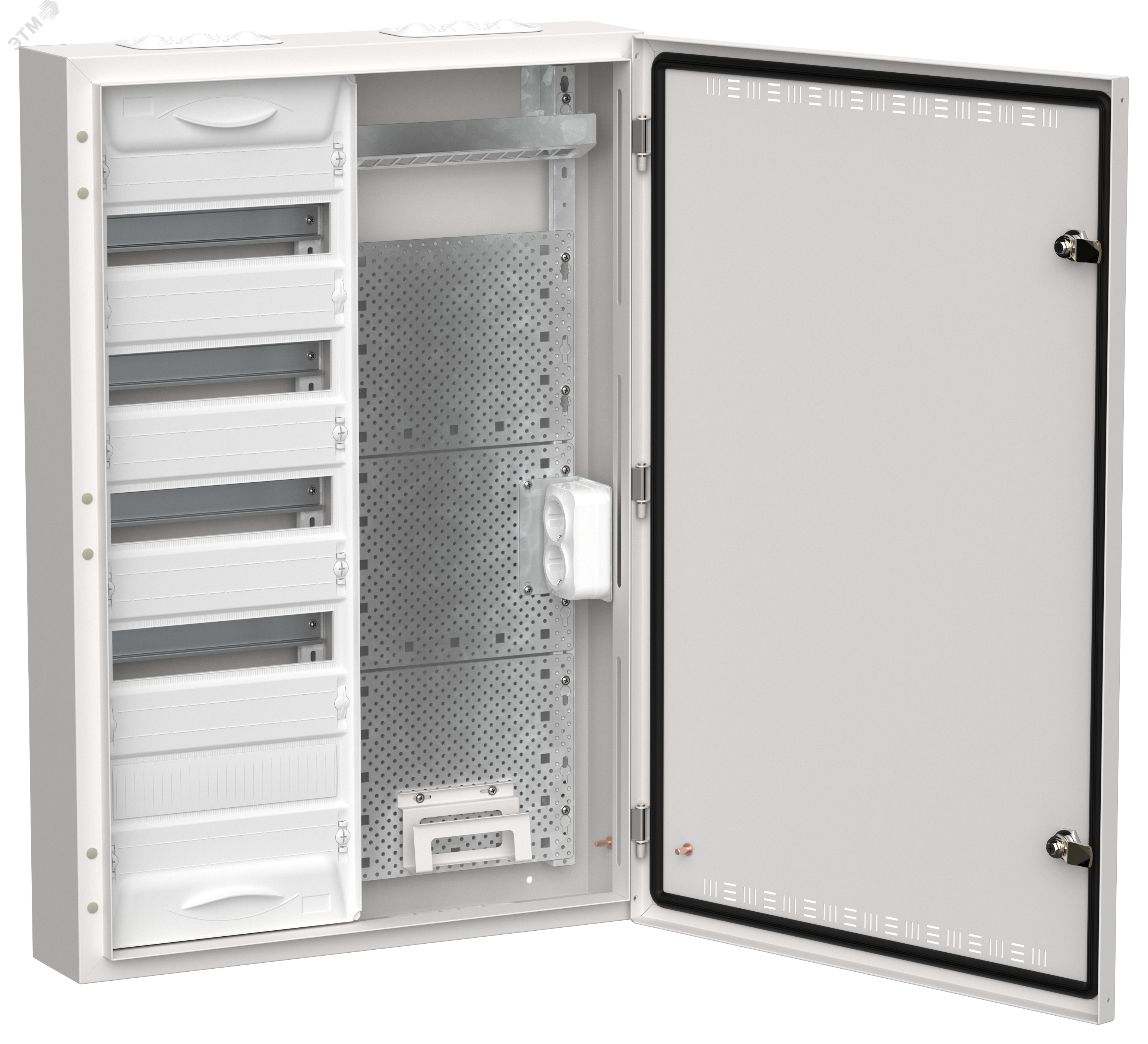 Фото товара TITAN 5 Корпус комбинированный ЩРн-60 (2х60) белый IEK TI5-51-N-2X060-30
