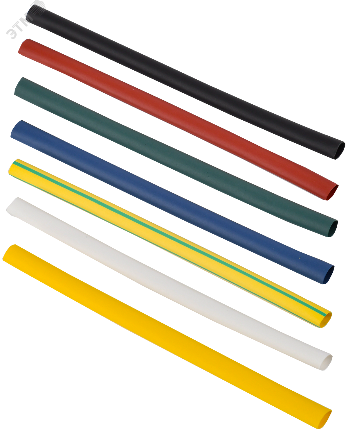 Набор трубок термоусадочных нг-LS 4/2 100мм 7 цветов по 3шт UDR10-004-002-021-S