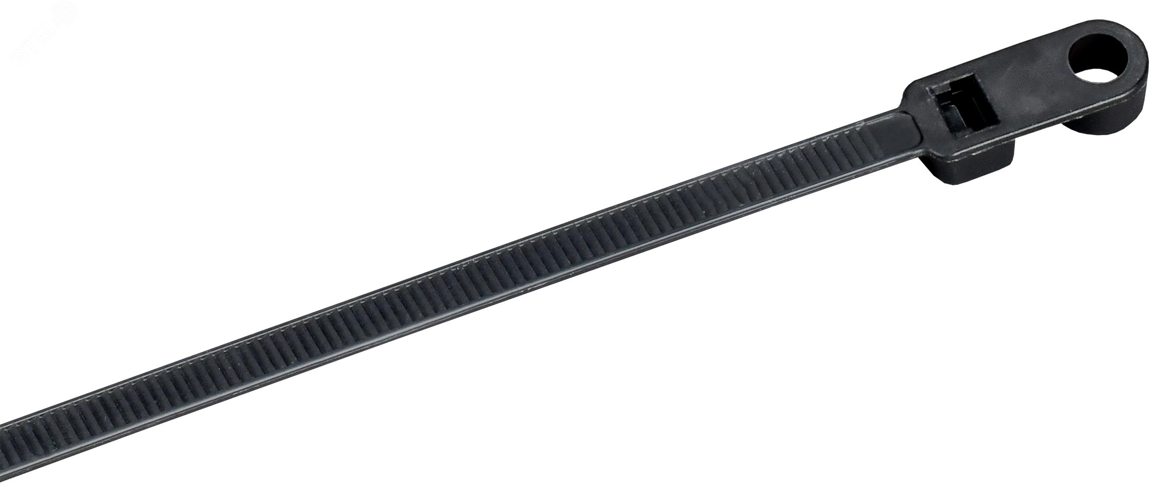 Хомут 4.8х200мм P6.6 с винтовым креплением черн. (уп.100шт) IEK UHH12-D048-200-100-K02