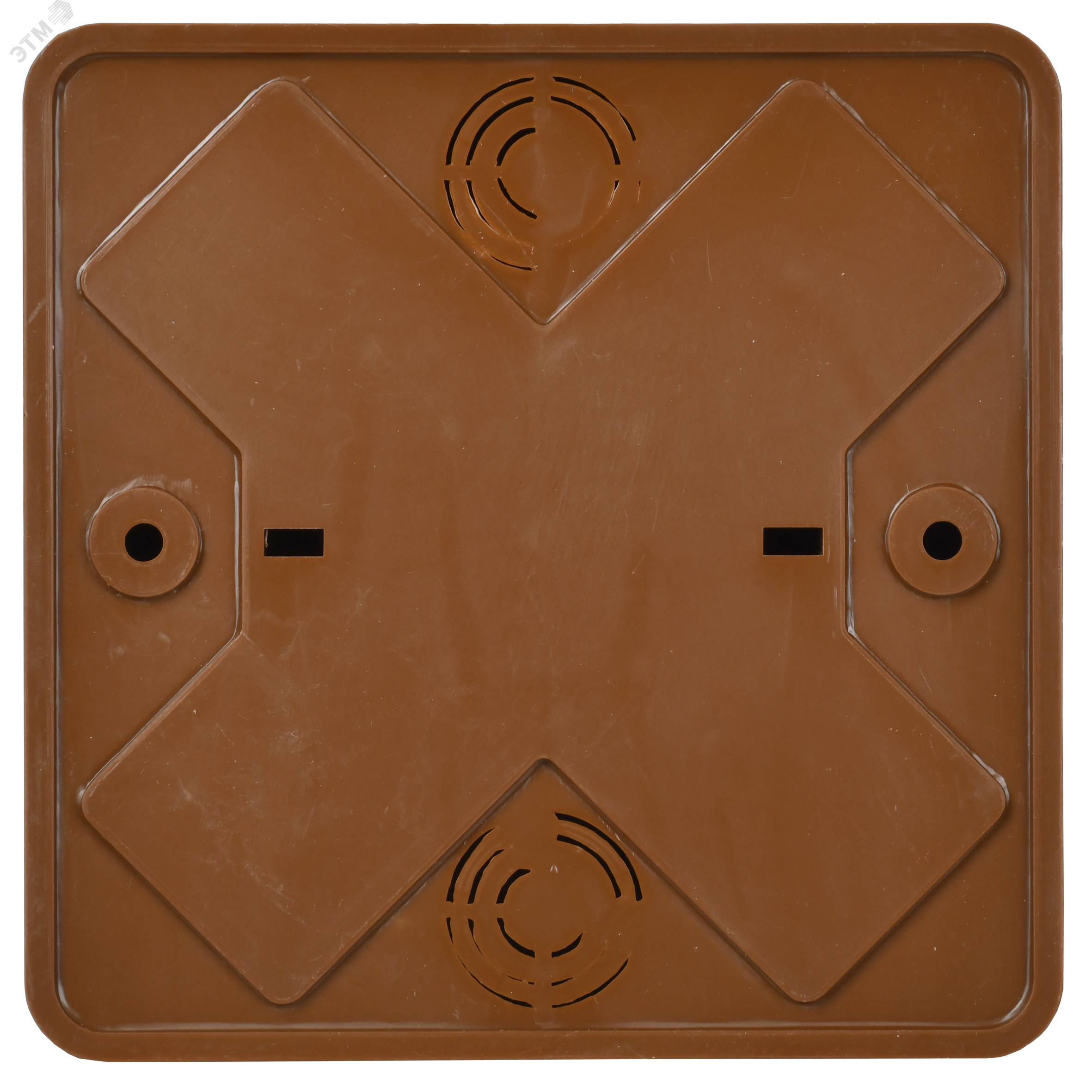 Коробка распаячная КМ для о/п 100х100х44мм дуб UKO10-100-100-044-K24-E