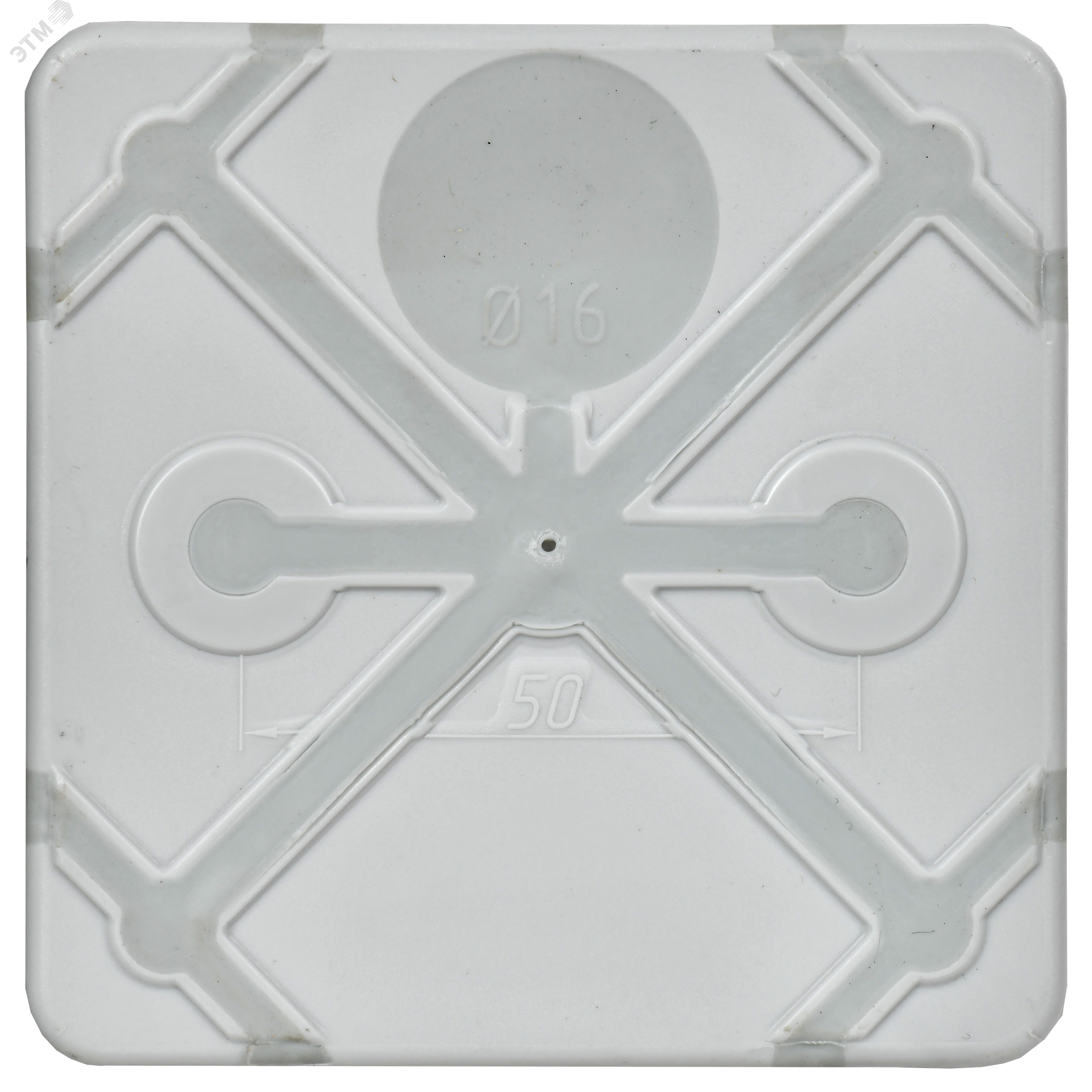 Коробка расп. КМ42435 о/п 80х80х40мм IP67 8 вв. серая UKO21-080-080-040-K41-66