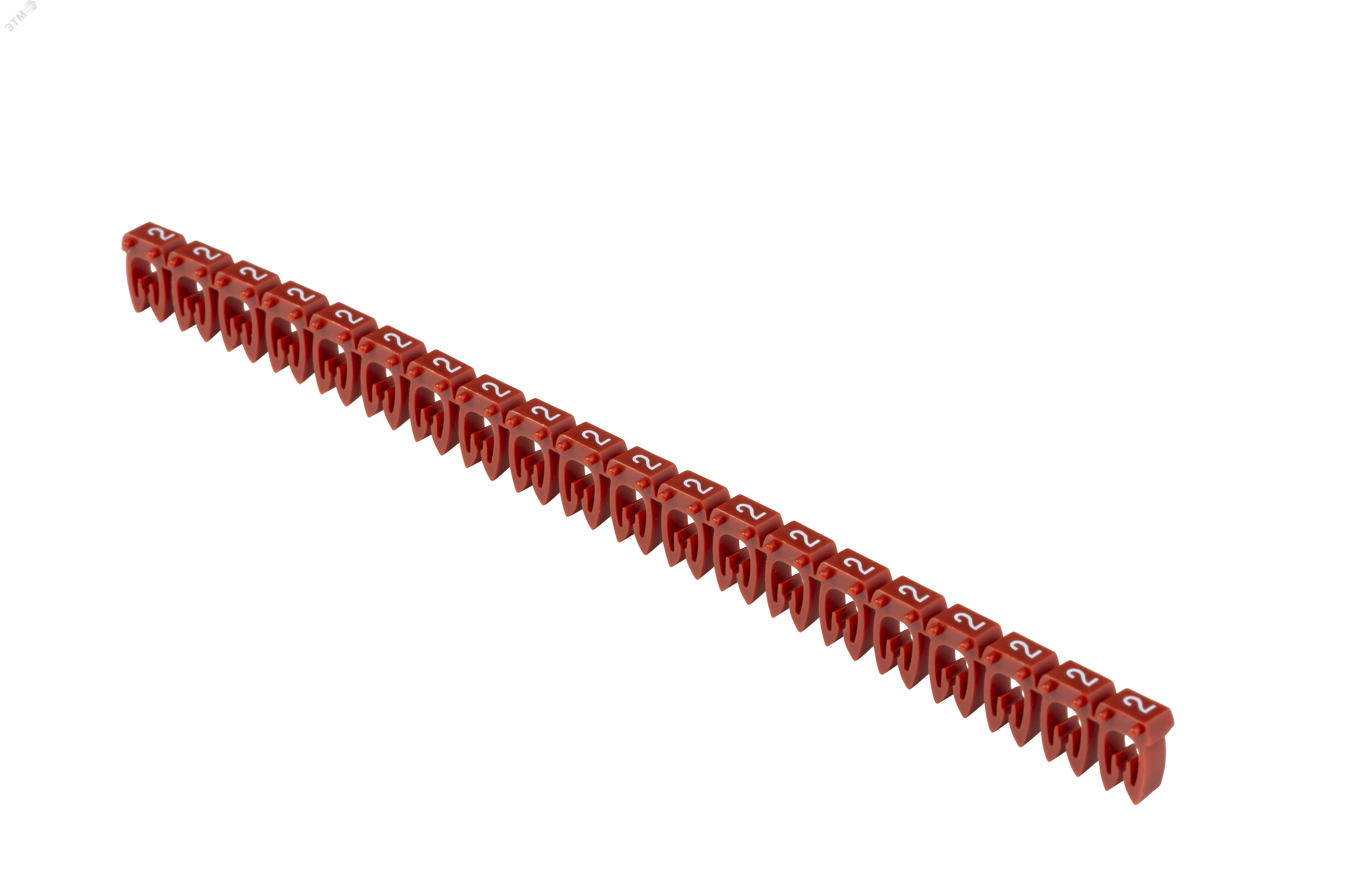Маркер открытого типа KE 1,5-2,5мм2 символ "2" (500шт/упак) IEK UMK-KE2-2