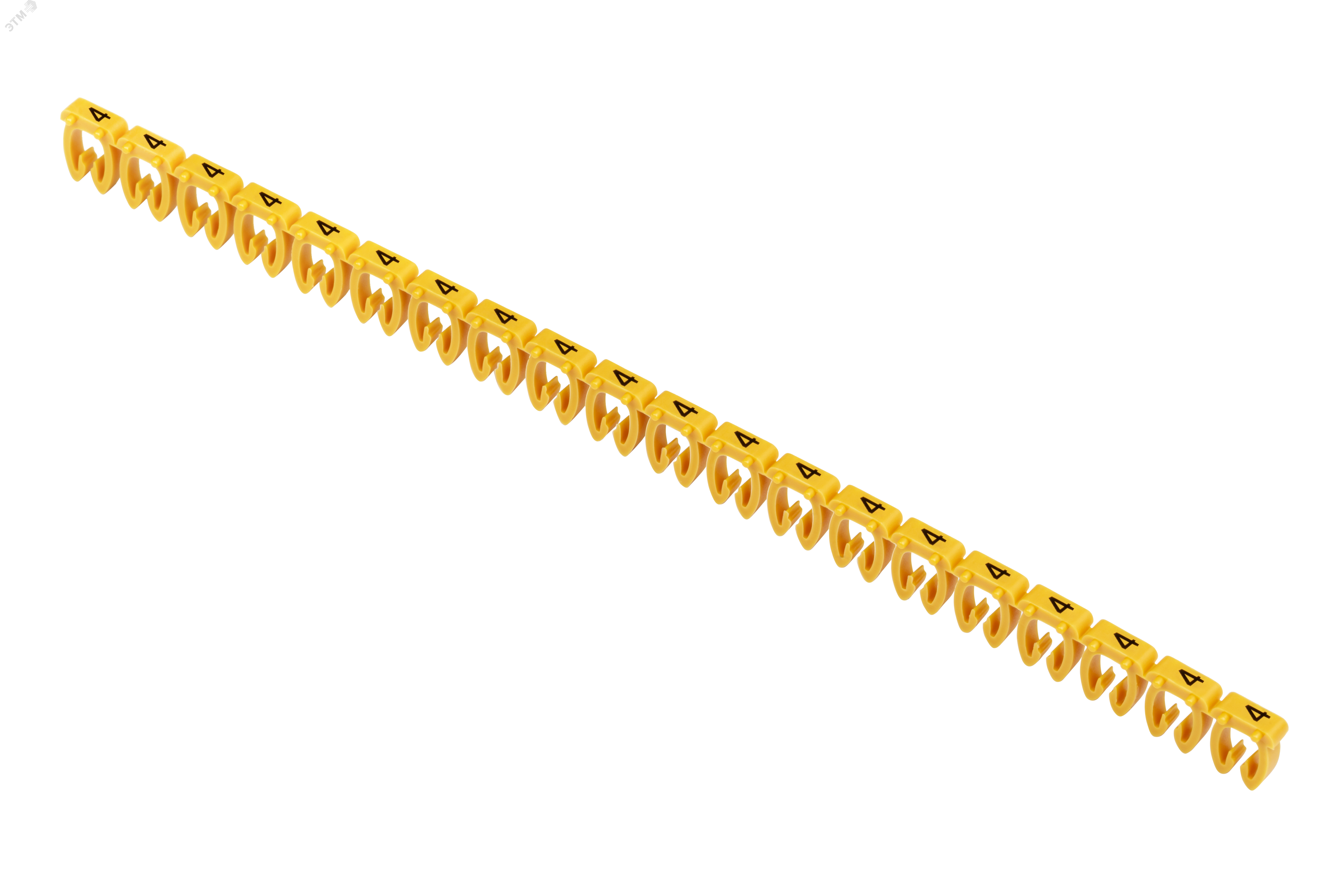 Маркер открытого типа KE 4-6мм2 символ "4" (500шт/упак) IEK UMK-KE3-4