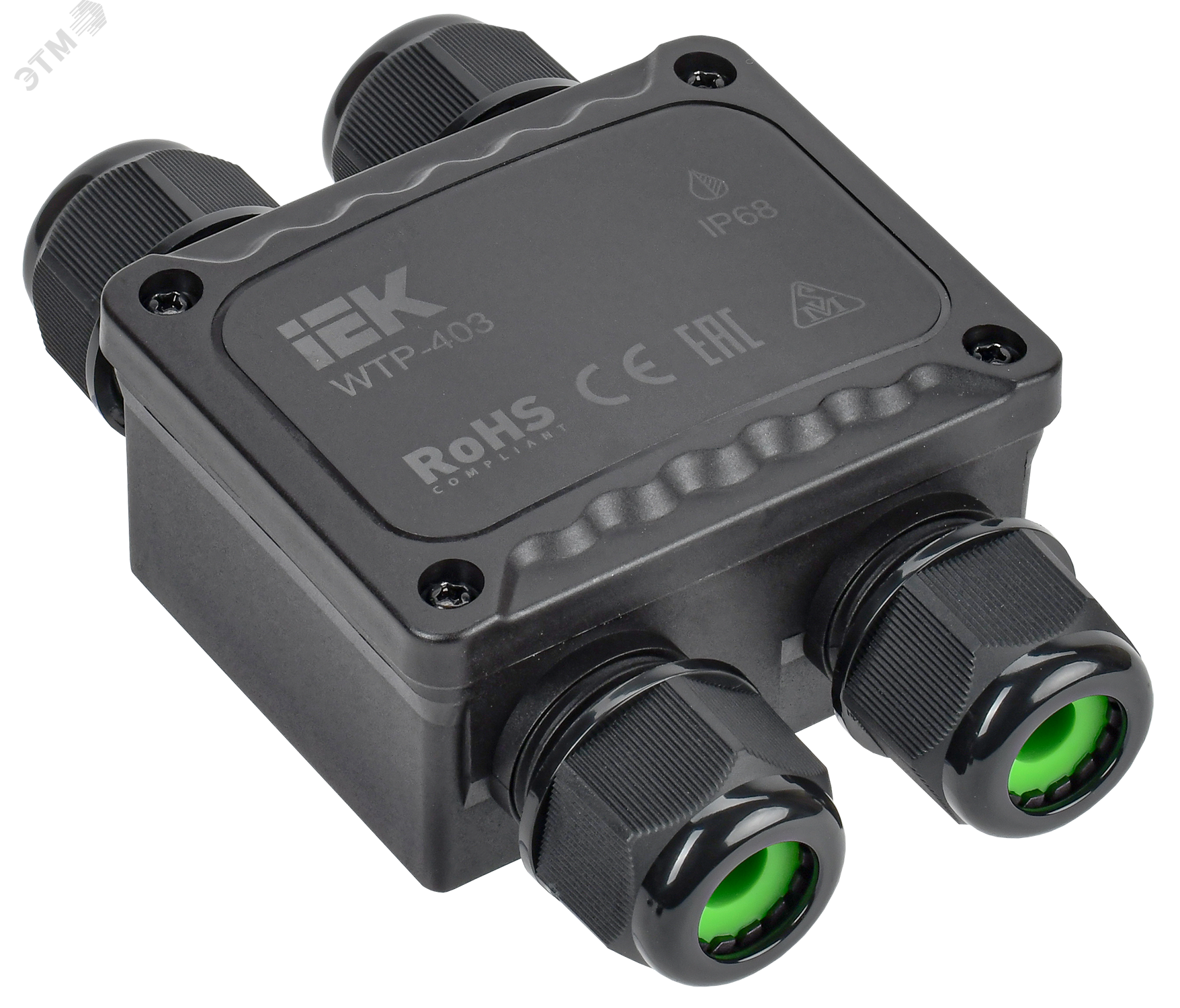 Коробка распред. герметичная WTP-403 4 ввода IP68 UWB10-H-450-41-04-68