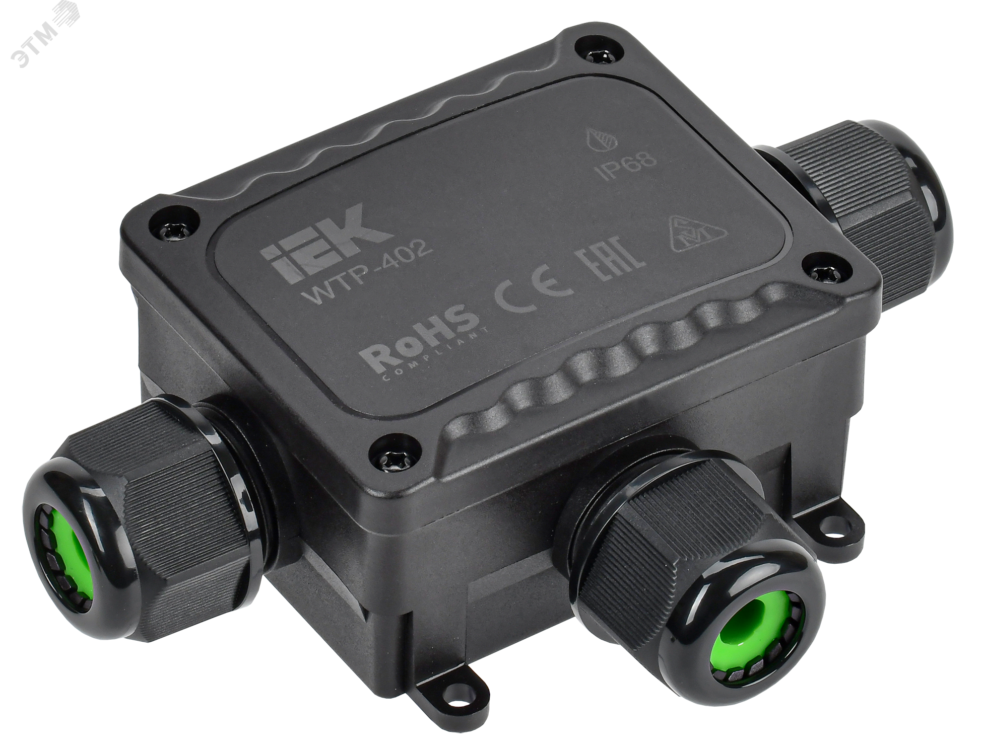 Коробка распред. герметичная WTP-402 3 ввода IP68 UWB10-T-450-41-03-68