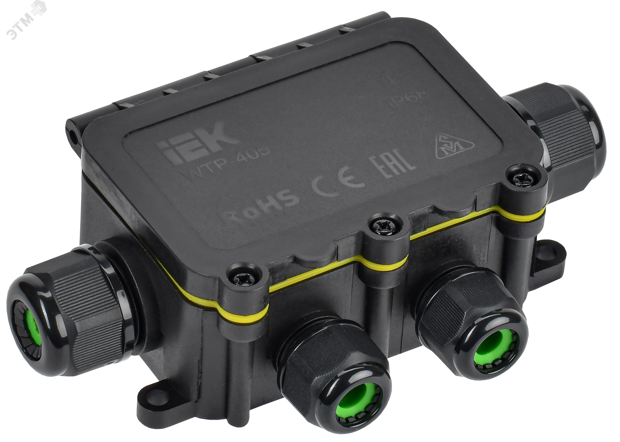 Коробка распред. герметичная WTP-405 6 вводов IP68 UWB10-X-450-41-06-68