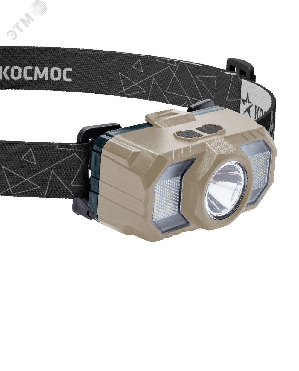 Фонарь аккумуляторный налобный 2Вт LED+2Вт SMD LED+красн. съемные Li-ion 2x18650 1200мА.ч=2400 мА.ч корпус ABS-пластик USB-шнур регулируемый эласт. ремешок KOC506Lit