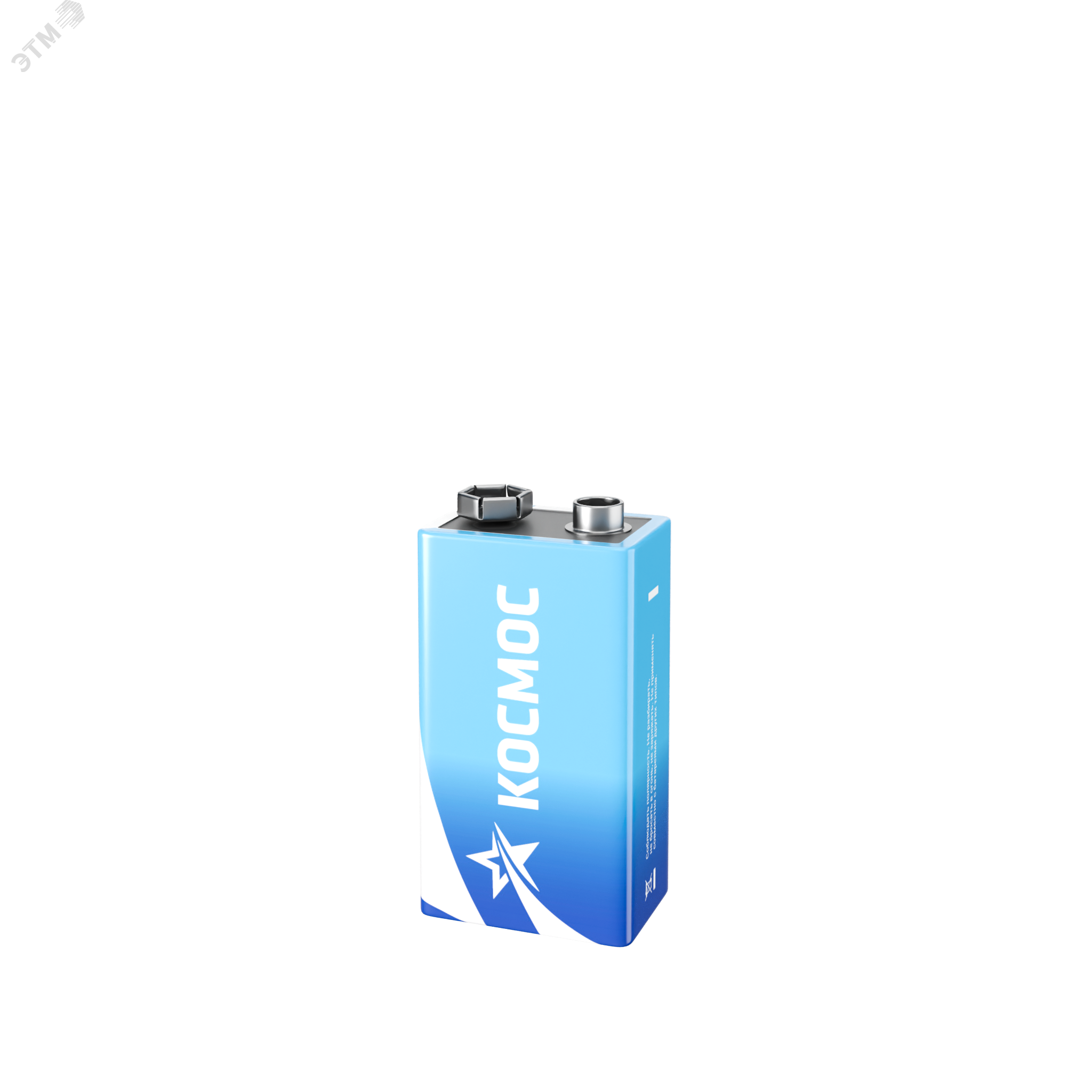 Элемент питания солевой "крона" 6F22 (блист.1шт) КОСМОС KOC6F221BL