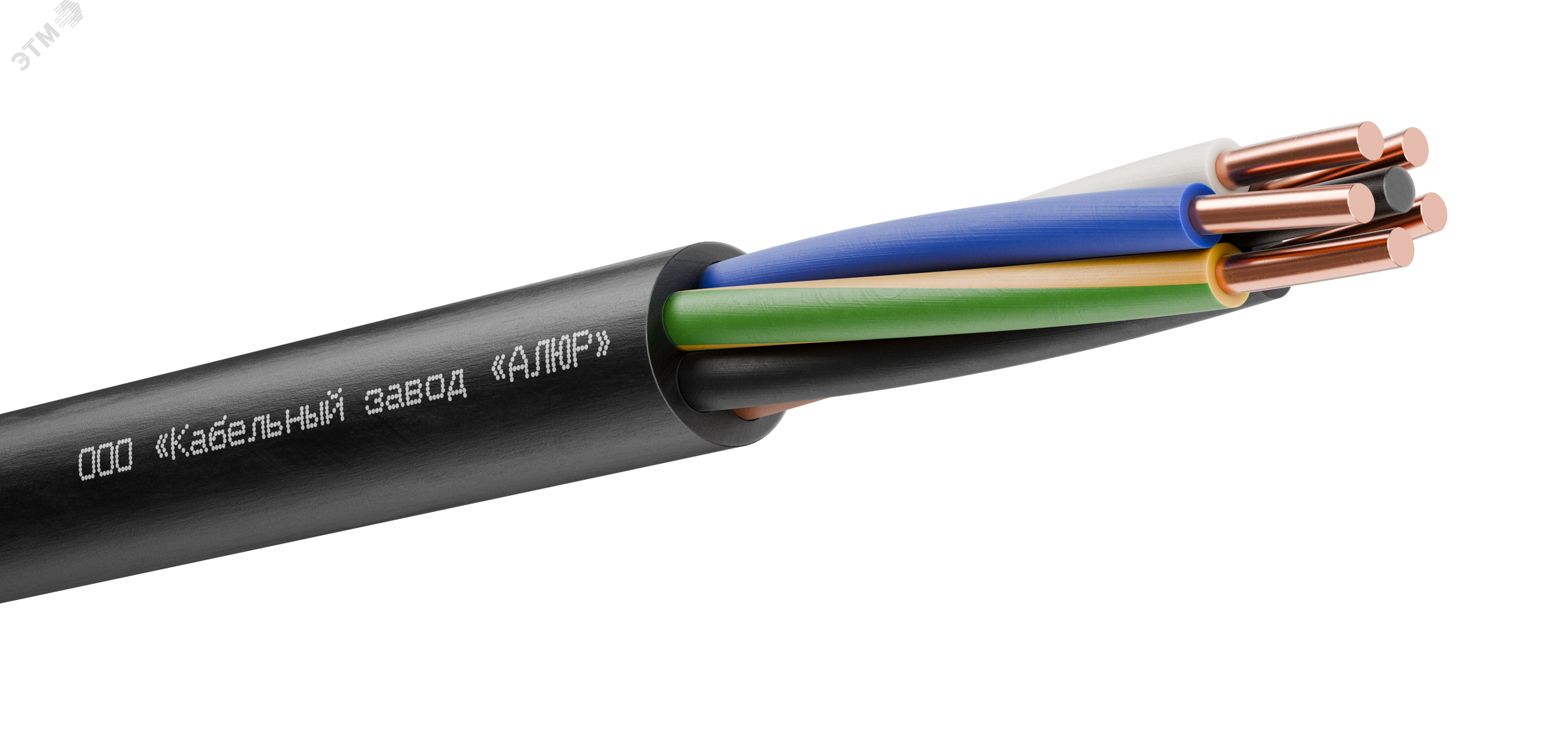 Кабель ВВГнг(А)-LS 5х10 ОК (N PE) 0.66кВ (м) 00-00005652