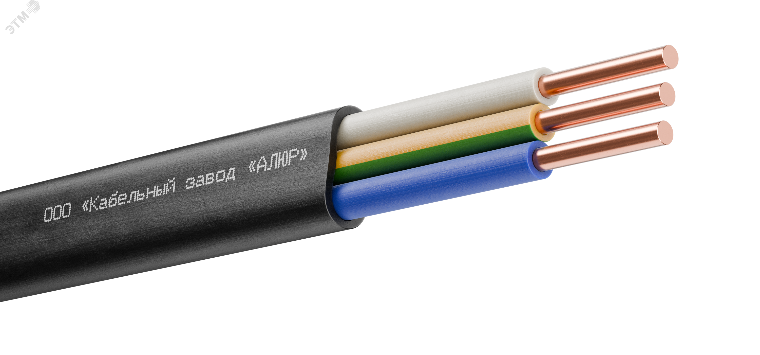 Кабель ВВГ-Пнг(А)-LS 3х10 ОК (N PE) 0.66кВ (м) 00-00006268