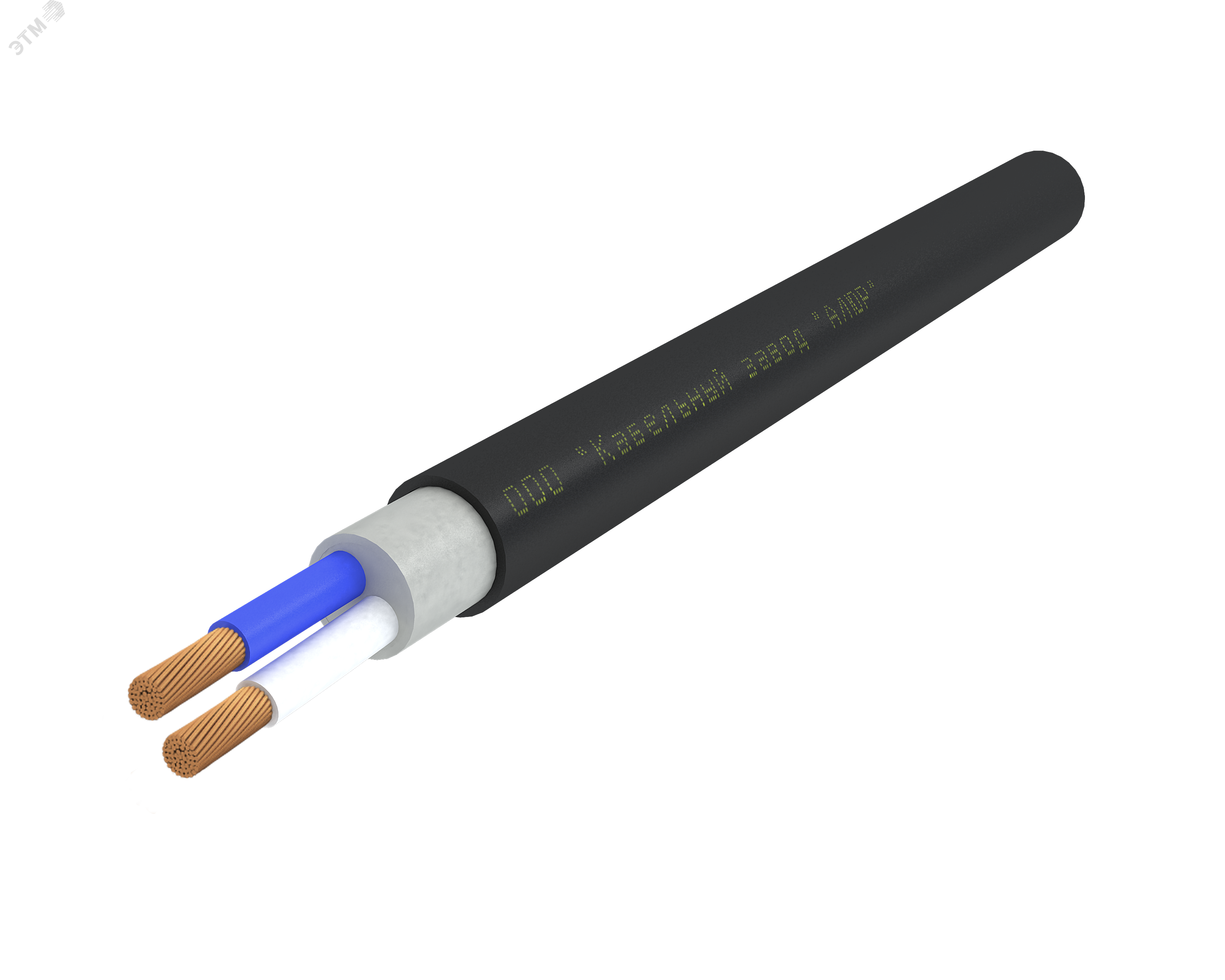 Кабель силовой КГВВнг(А)-LS 2х1(N) 220/380-3 100м 00-00024624