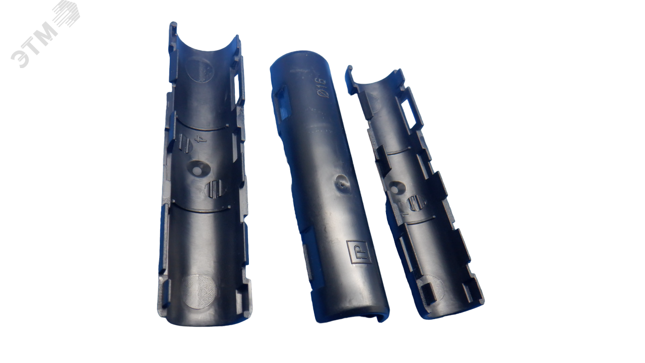 Муфта разборная d16 мм атмосферостойкая черная (100шт уп) PR13.0413