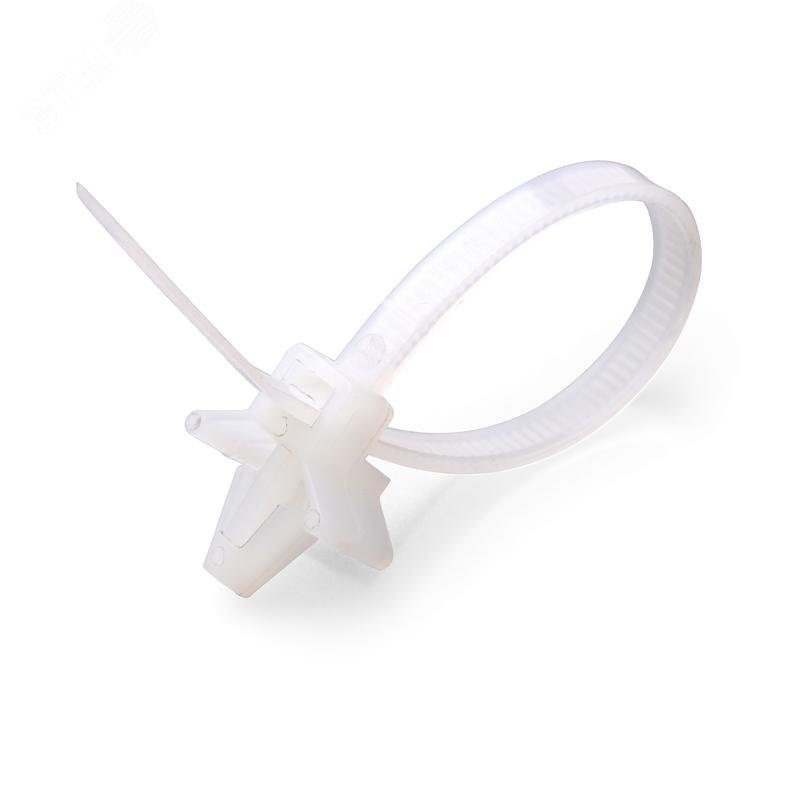 Стяжка нейлоновая КСДп 2.5x100 (бел) (100шт) 64772