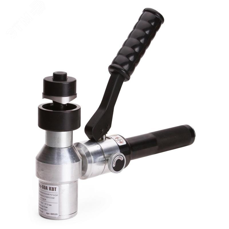 Пресс гидравлический ручной для пробивки отверстий ПГРОУ-60А серия ПРОФИ