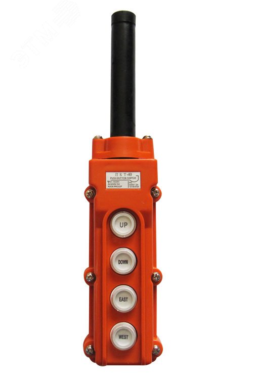 Пост кнопочный(тельферный) без ключа ПКТ-40(оранжевый) УТ000000484
